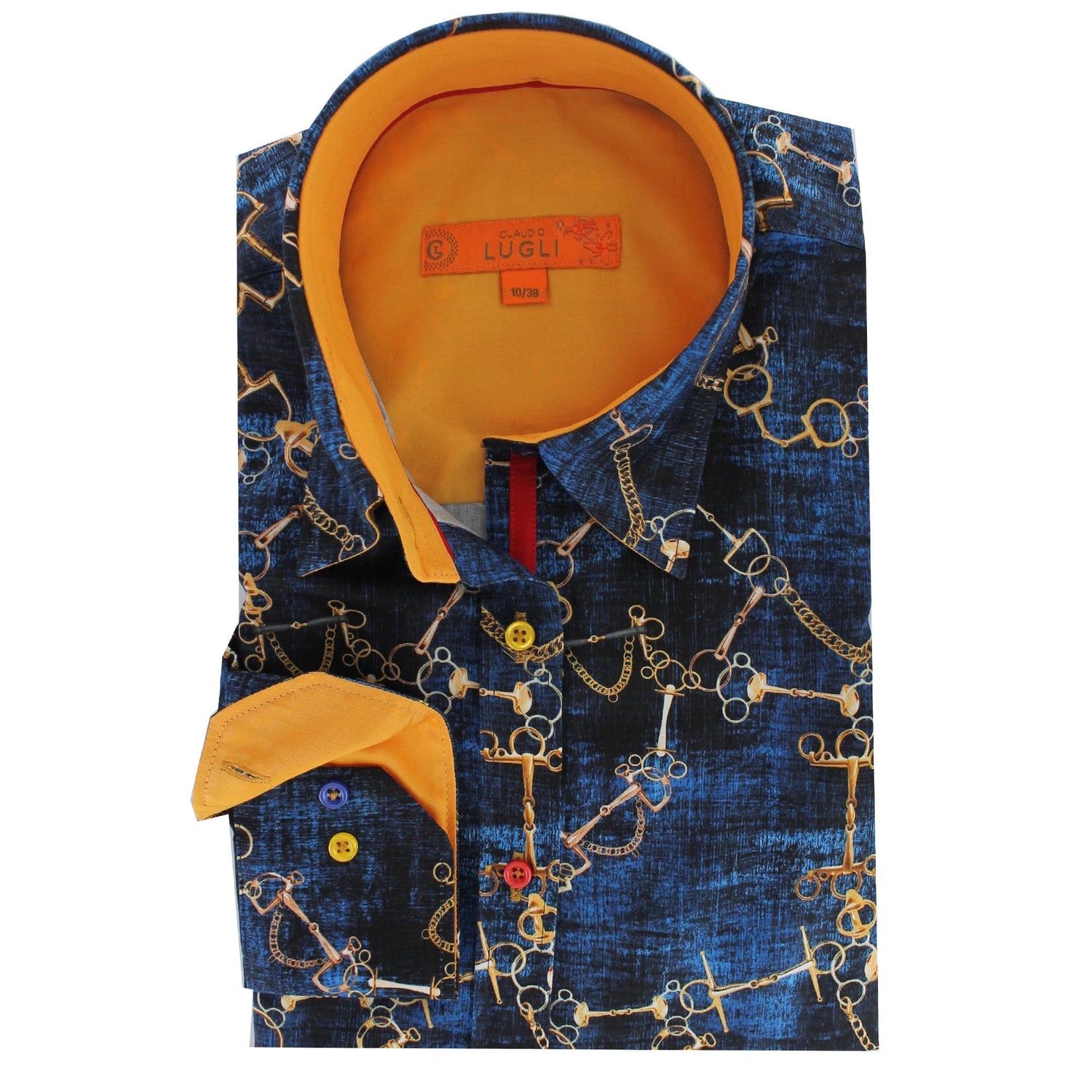 SNAFFLE TIE DYE WOMENS PRINT SHIRT - Premium Men's Patterned Shirt by Claudio Lugli | Bold Design, Tailored Fit, Best Printed Shirts