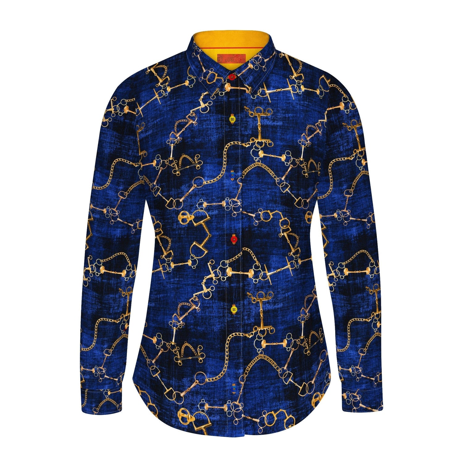 SNAFFLE TIE DYE WOMENS PRINT SHIRT - Premium Men's Patterned Shirt by Claudio Lugli | Bold Design, Tailored Fit, Best Printed Shirts