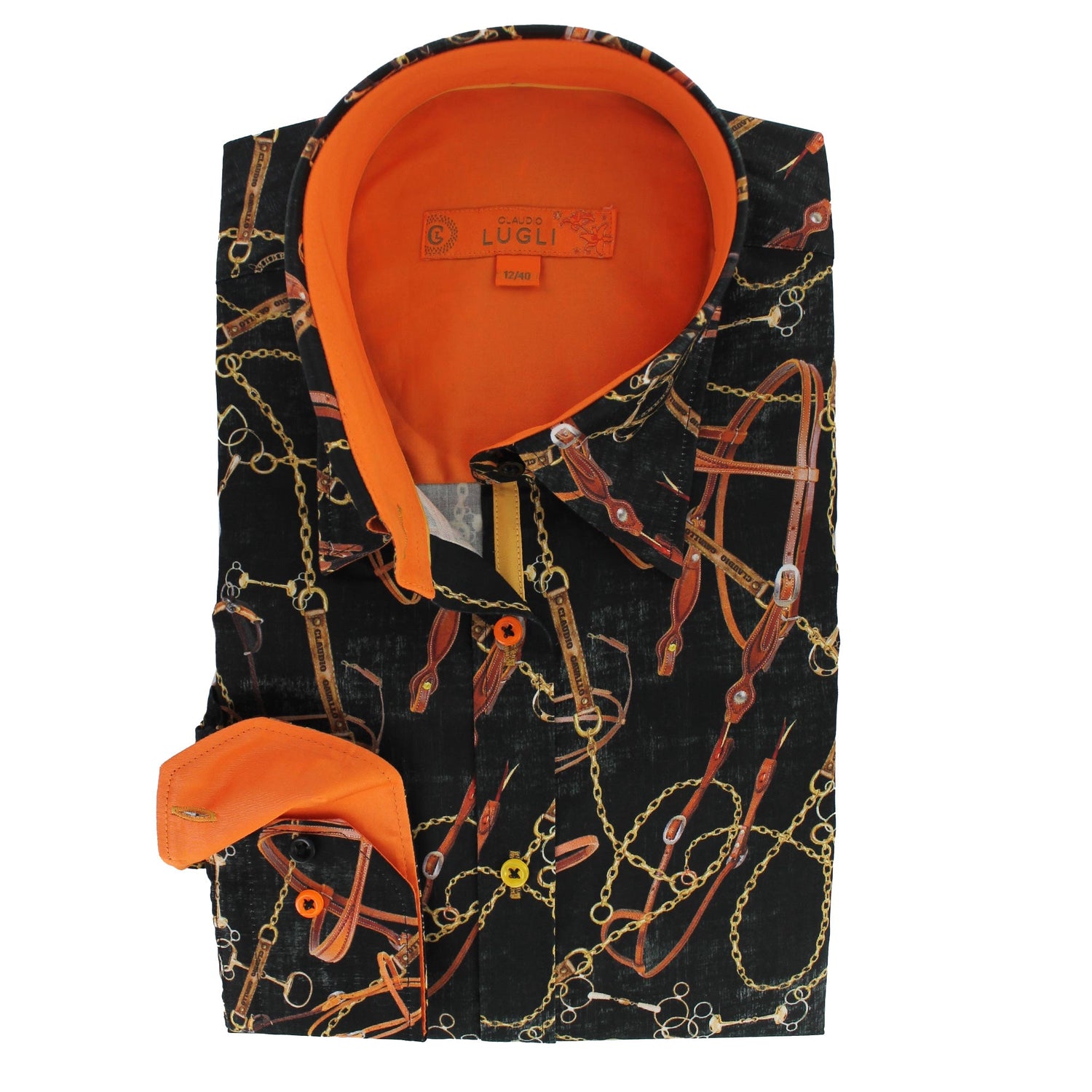 SNAFFLE WOMENS PRINT SHIRT – Premium Men's Patterned Shirt by Claudio Lugli | Bold Design, Tailored Fit, Best Printed Shirts