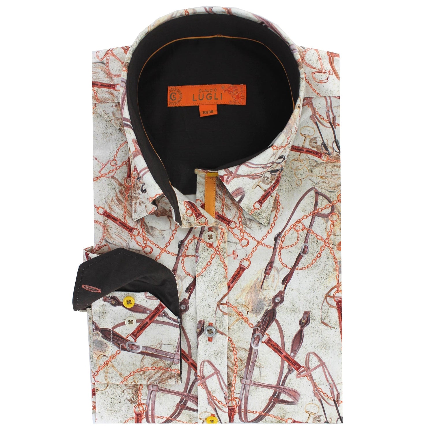 SNAFFLE WOMENS PRINT SHIRT – Premium Men's Patterned Shirt by Claudio Lugli | Bold Design, Tailored Fit, Best Printed Shirts