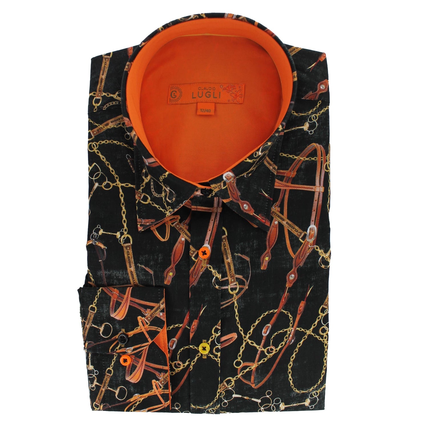 SNAFFLE WOMENS PRINT SHIRT – Premium Men's Patterned Shirt by Claudio Lugli | Bold Design, Tailored Fit, Best Printed Shirts