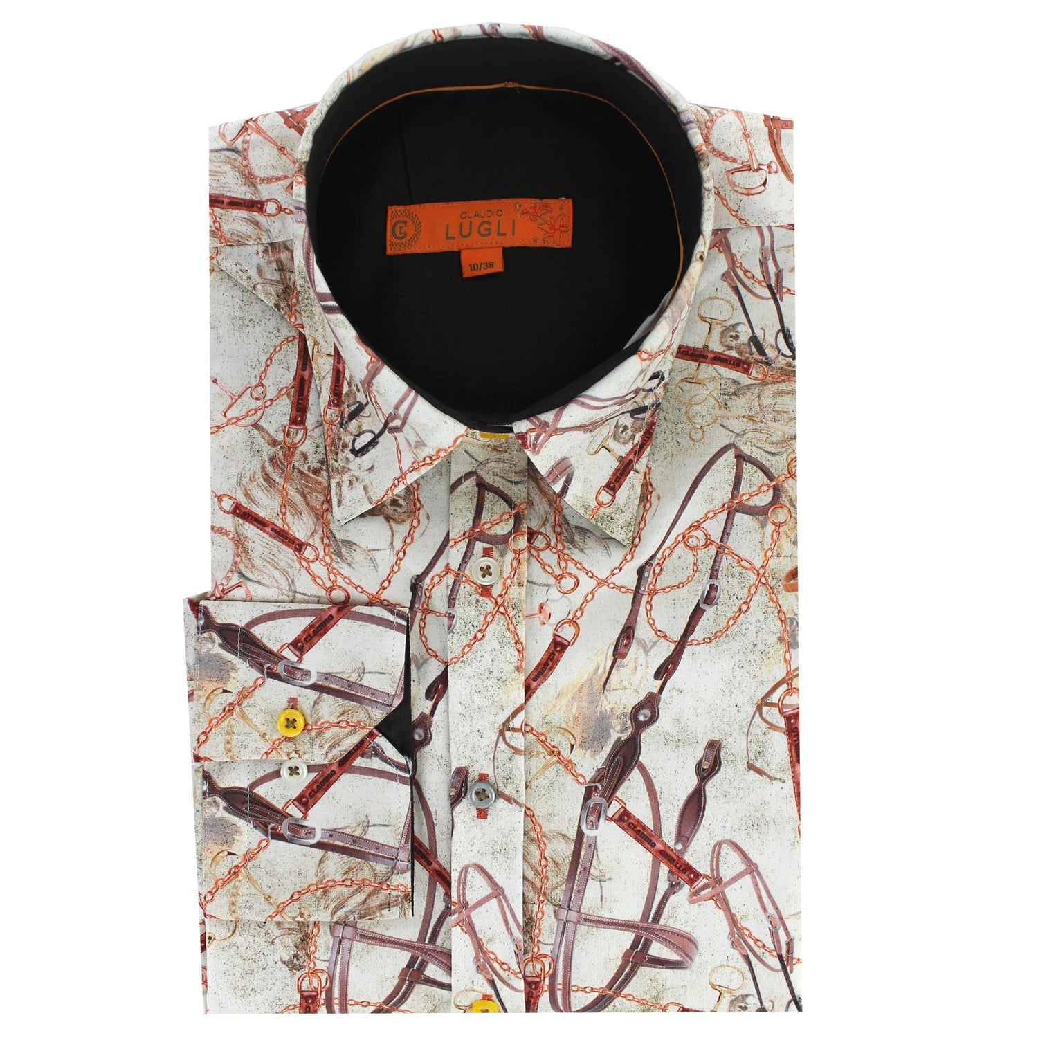 SNAFFLE WOMENS PRINT SHIRT – Premium Men's Patterned Shirt by Claudio Lugli | Bold Design, Tailored Fit, Best Printed Shirts