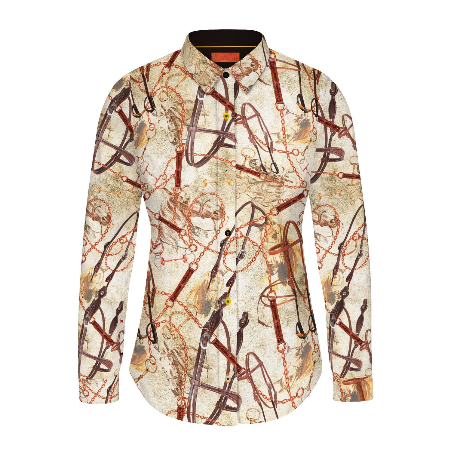 SNAFFLE WOMENS PRINT SHIRT – Premium Men's Patterned Shirt by Claudio Lugli | Bold Design, Tailored Fit, Best Printed Shirts