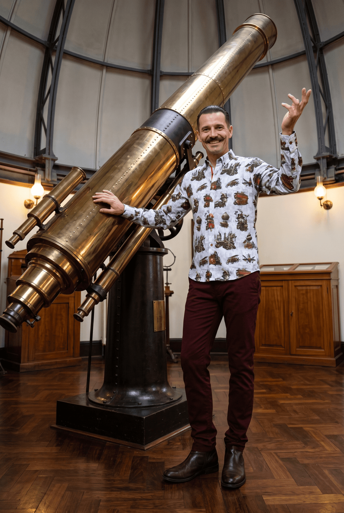 Steampunk City Print Shirt - Claudio Lugli Shirts