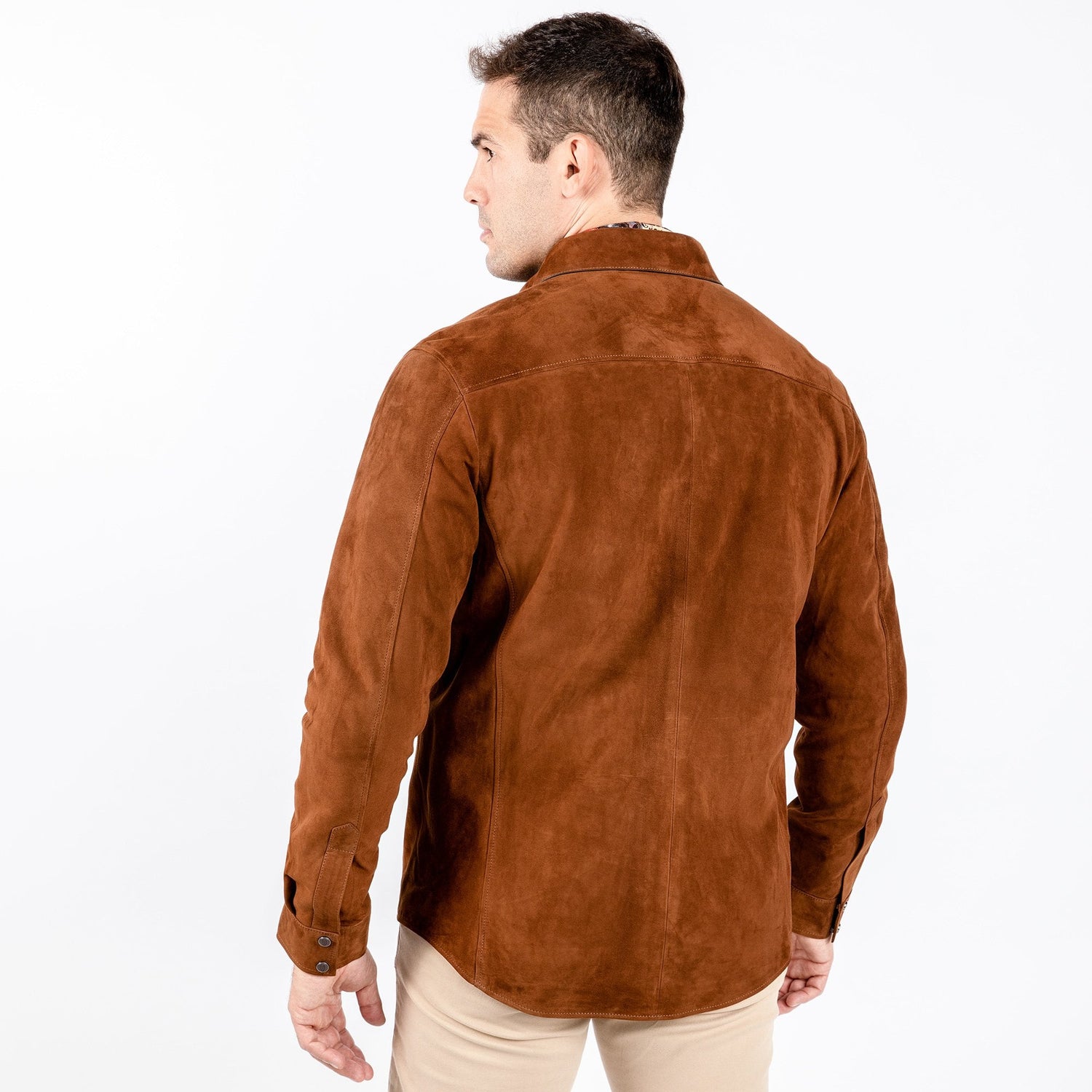 SUEDE SHIRT - Premium Men's Patterned Shirt by Claudio Lugli | Bold Design, Tailored Fit, Best Printed Shirts