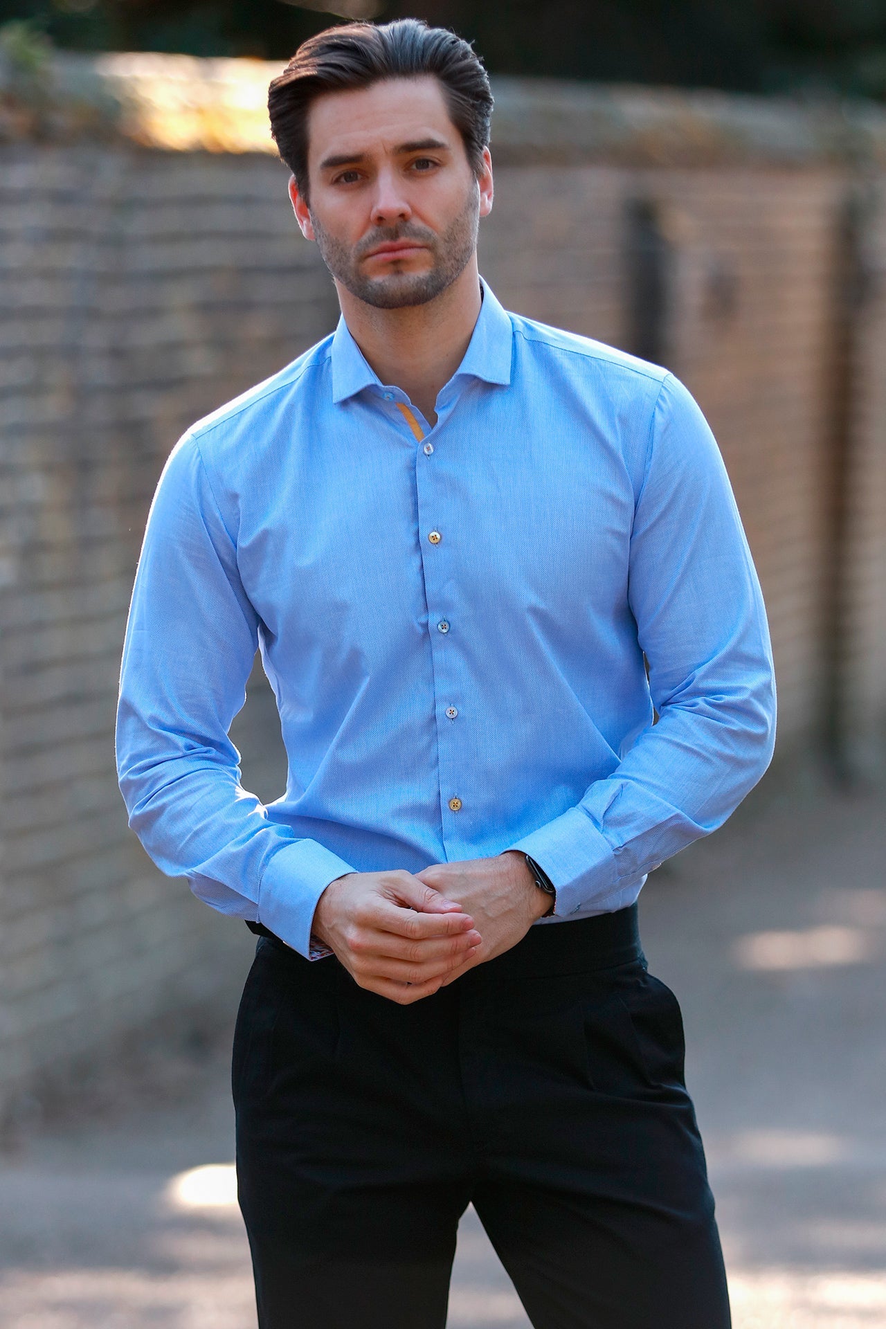 SUPREME NON-IRON TEXTURE SHIRT – Premium Men's Patterned Shirt by Claudio Lugli | Bold Design, Tailored Fit, Best Printed Shirts