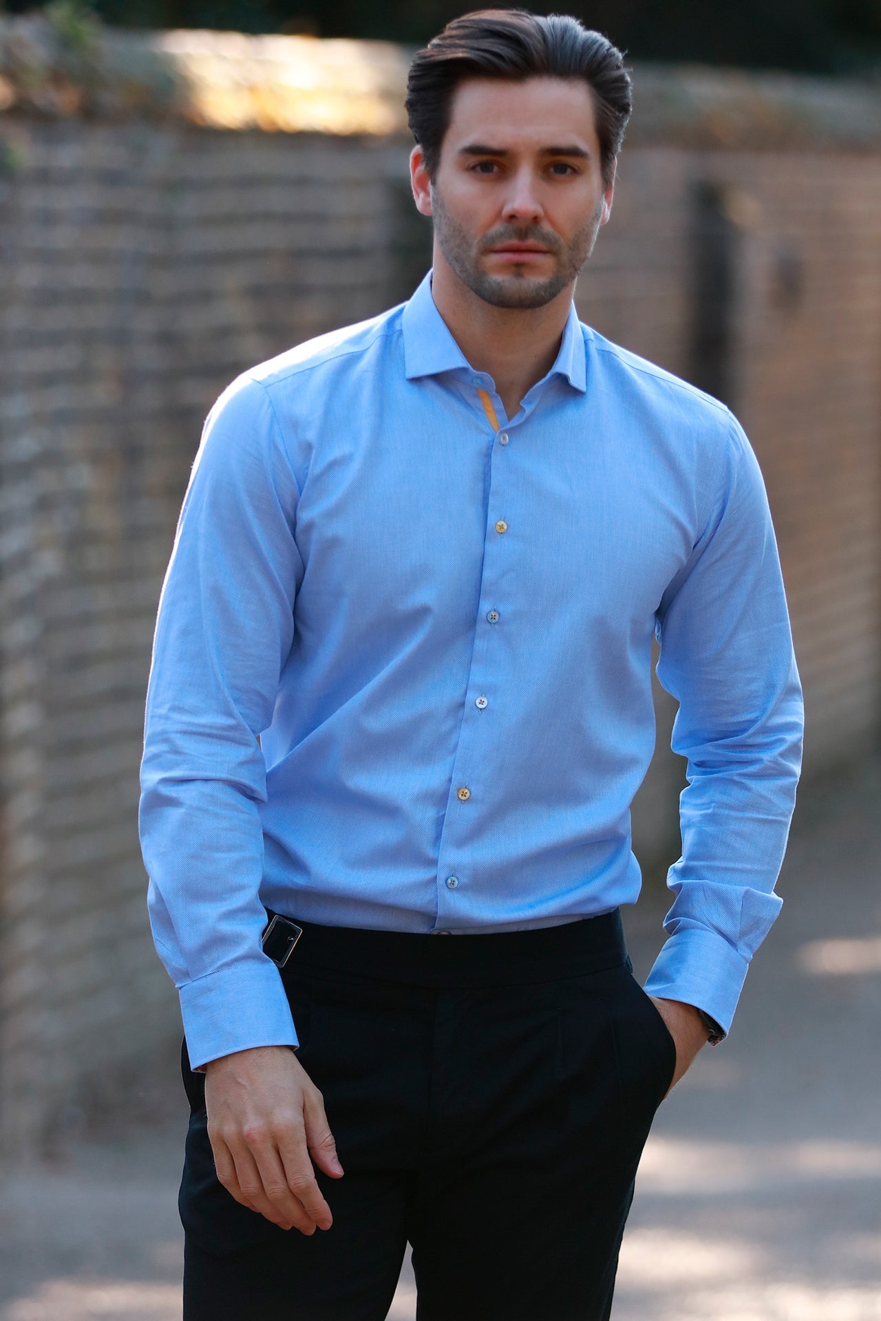 SUPREME NON-IRON TEXTURE SHIRT – Premium Men's Patterned Shirt by Claudio Lugli | Bold Design, Tailored Fit, Best Printed Shirts