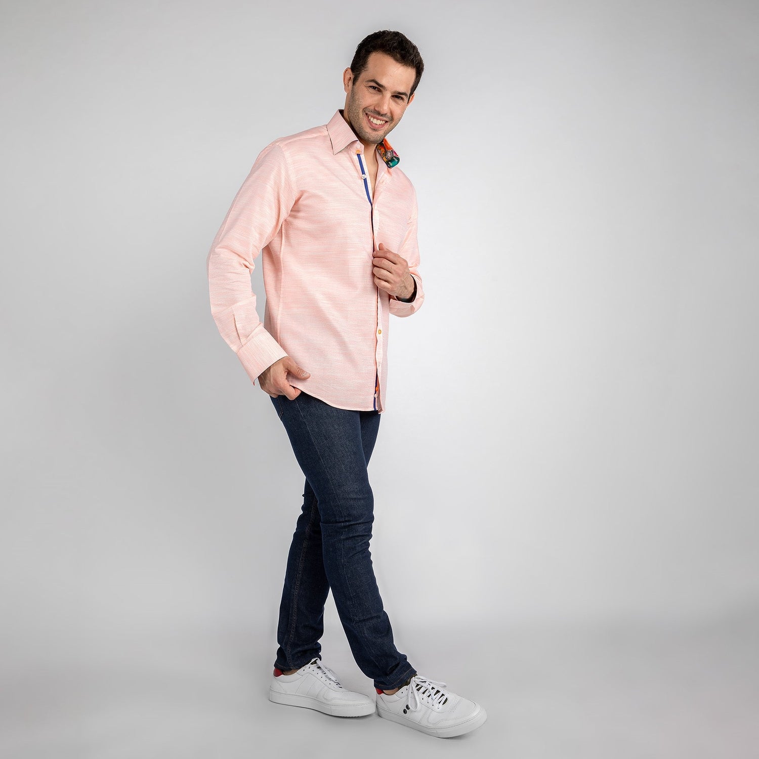 TEXTURED WASH CLASSIC SHIRT - Premium Men's Patterned Shirt by Claudio Lugli | Bold Design, Tailored Fit, Best Printed Shirts