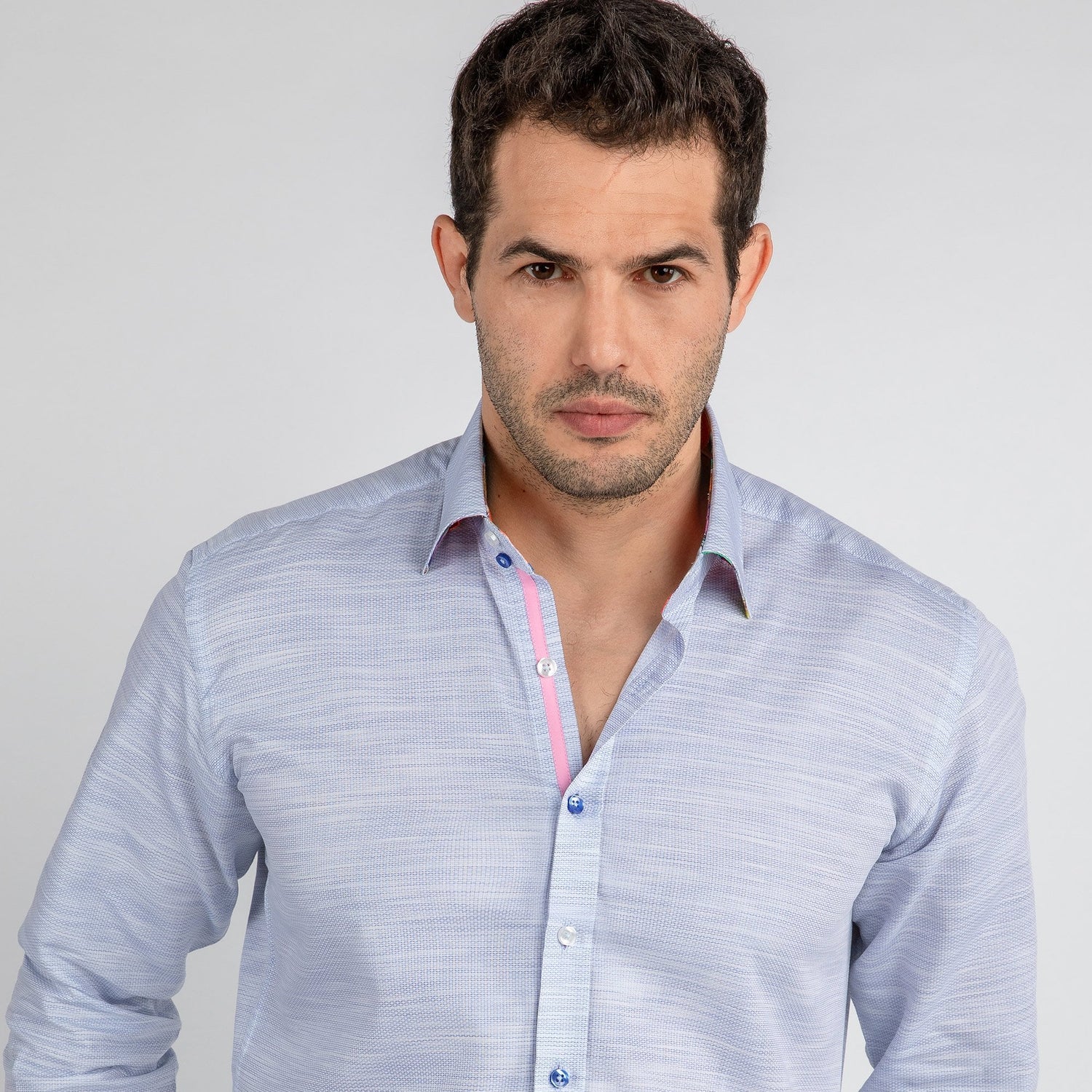 TEXTURED WASH CLASSIC SHIRT - Premium Men's Patterned Shirt by Claudio Lugli | Bold Design, Tailored Fit, Best Printed Shirts