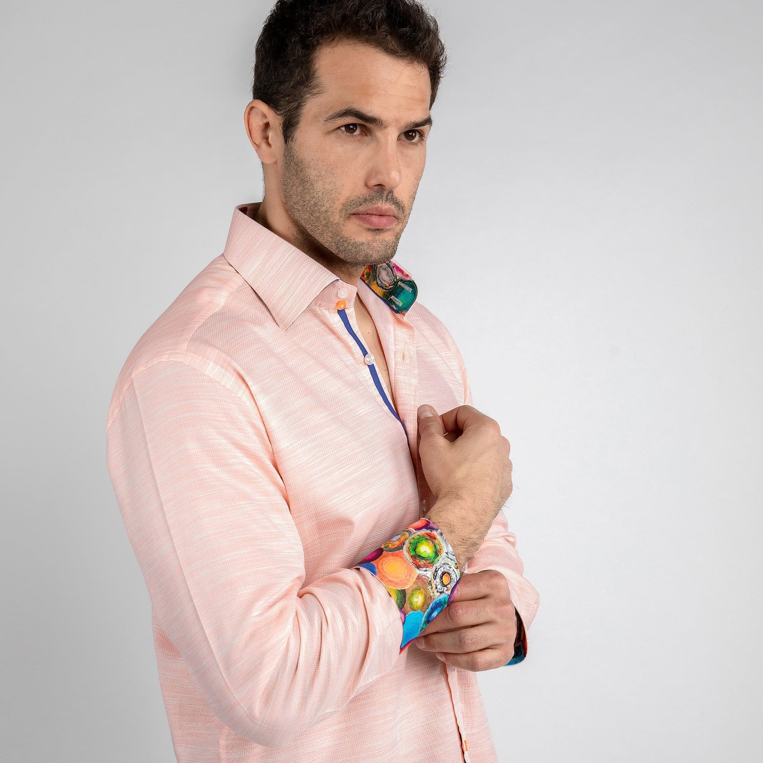 TEXTURED WASH CLASSIC SHIRT - Premium Men's Patterned Shirt by Claudio Lugli | Bold Design, Tailored Fit, Best Printed Shirts