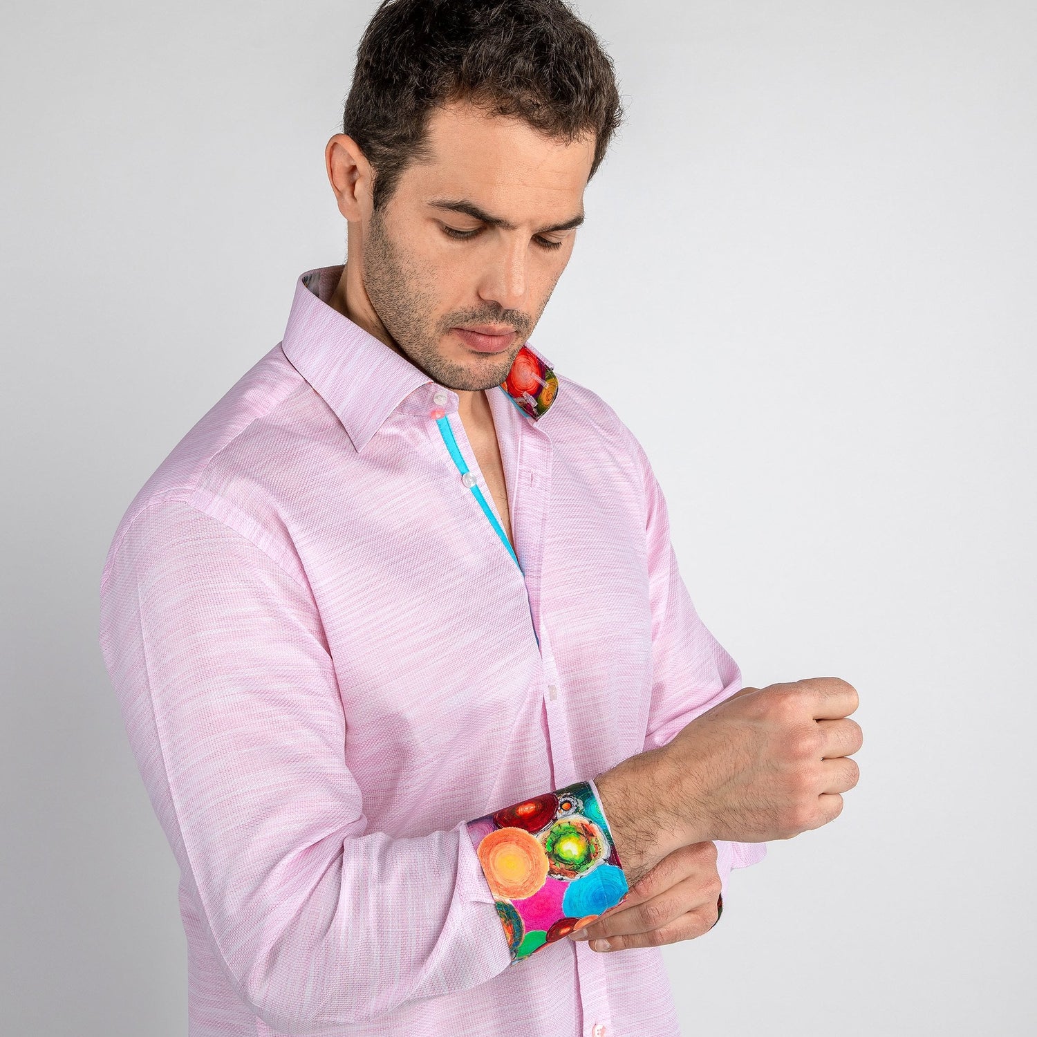 TEXTURED WASH CLASSIC SHIRT - Premium Men's Patterned Shirt by Claudio Lugli | Bold Design, Tailored Fit, Best Printed Shirts