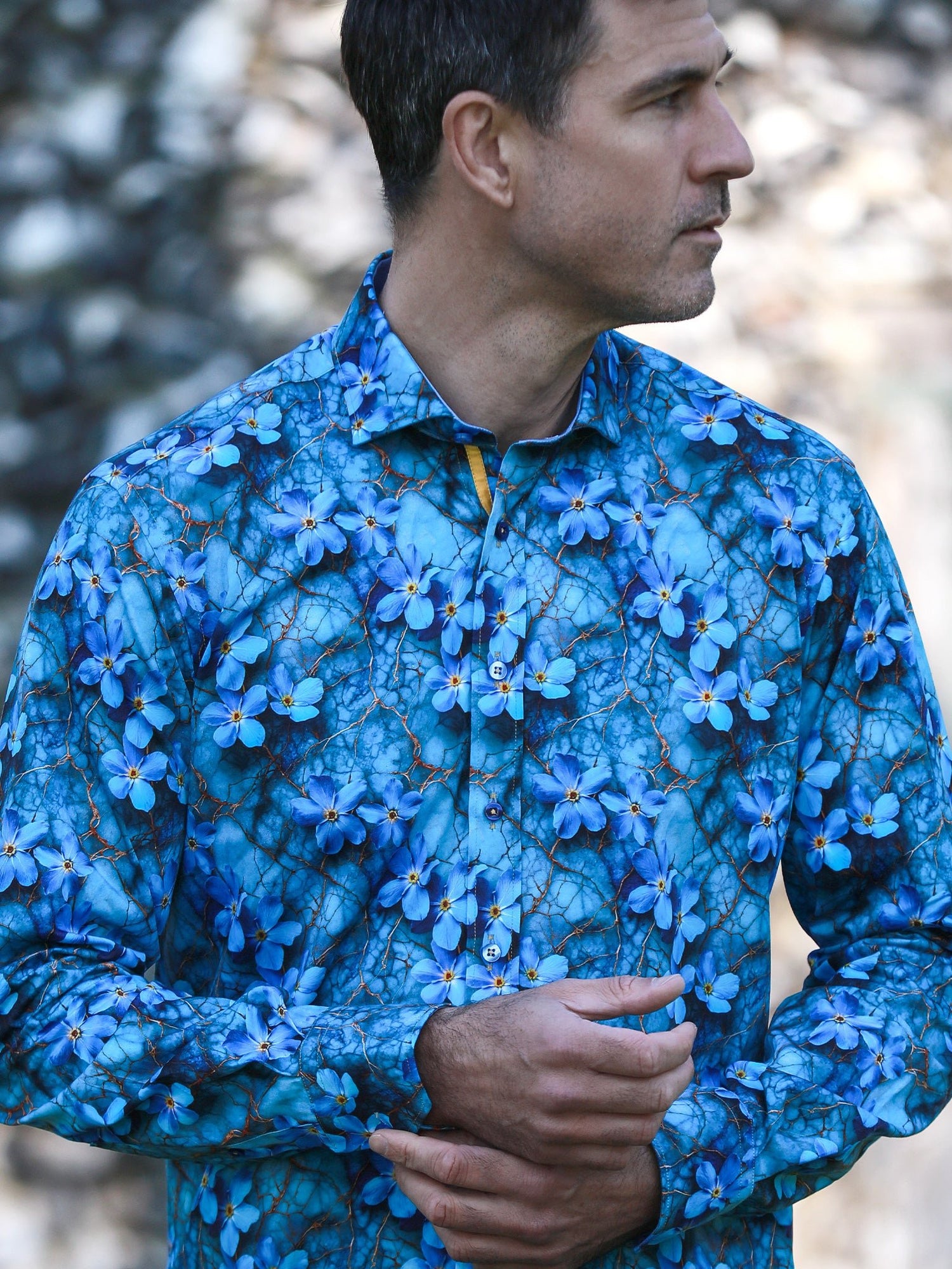 THE CEREBRAL BLOOM PRINT SHIRT - Claudio Lugli Shirts