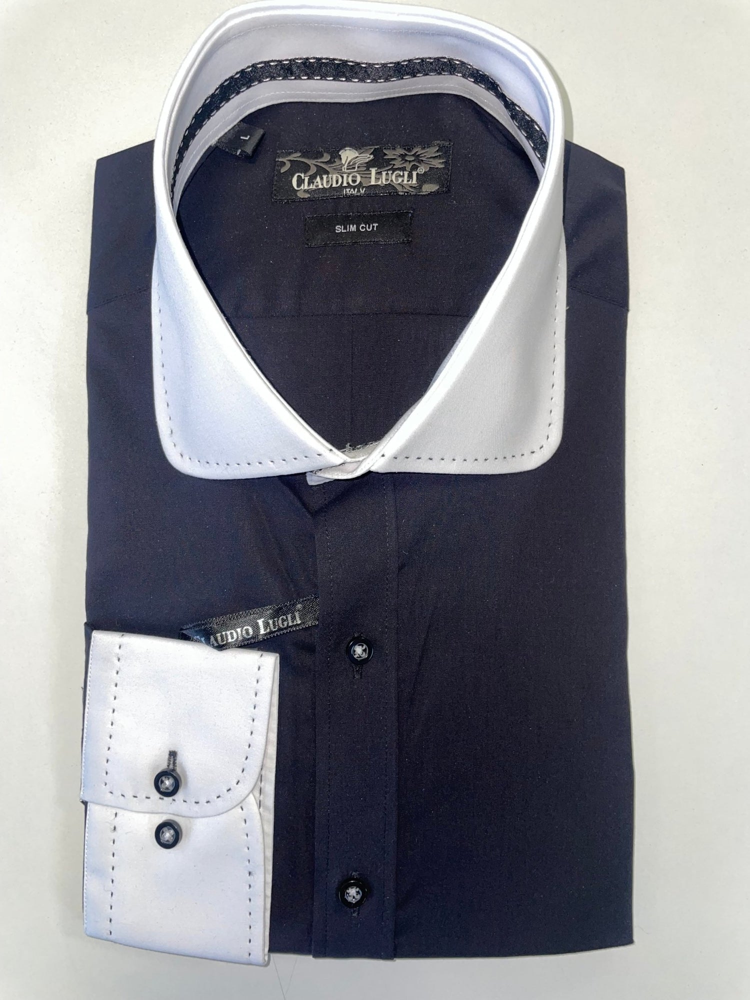 THE CLAUDIO LOST FILES: CP5688 VINTAGE - Premium Men's Patterned Shirt by Claudio Lugli | Bold Design, Tailored Fit, Best Printed Shirts