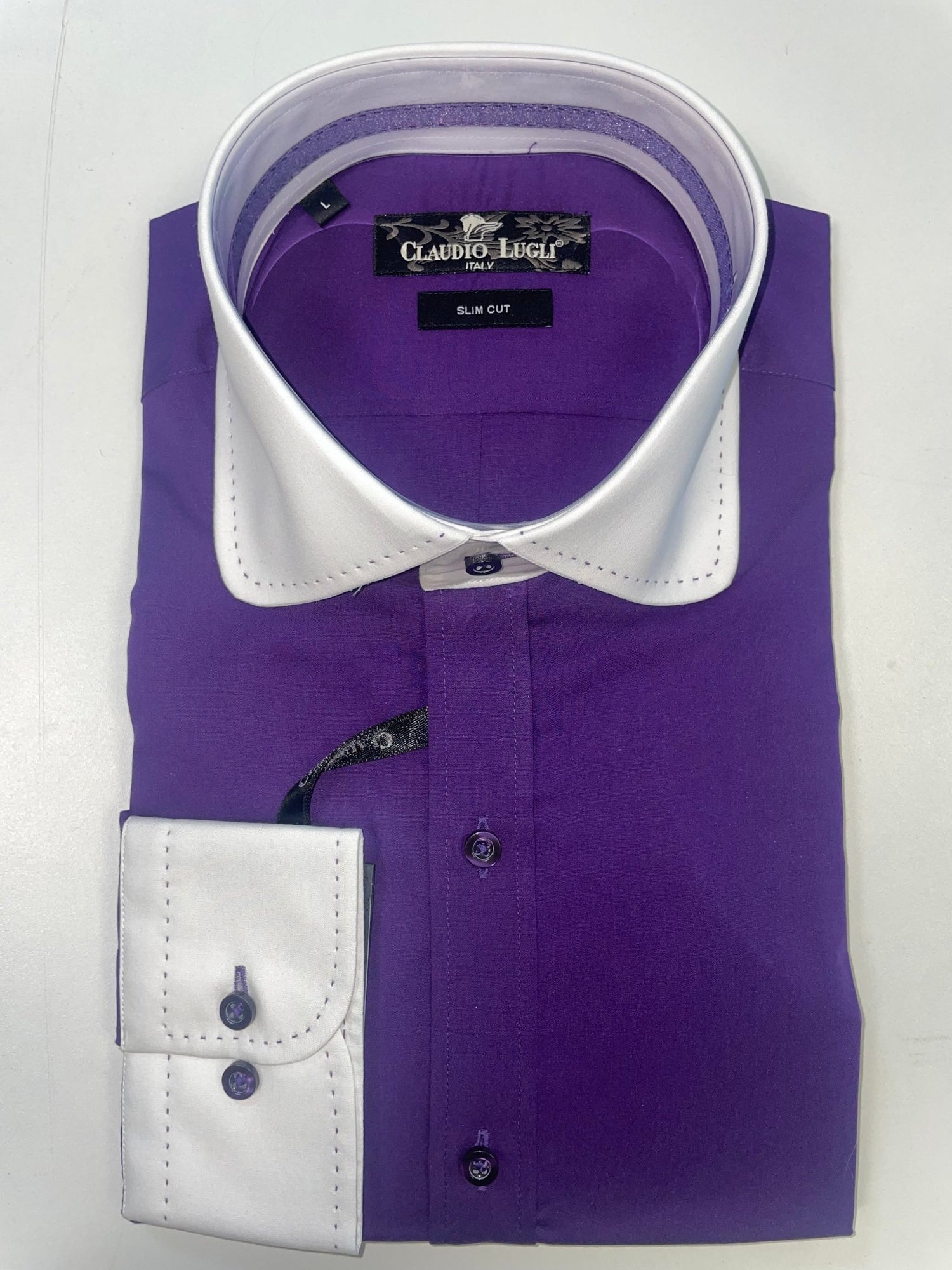 THE CLAUDIO LOST FILES: CP5688 VINTAGE - Premium Men's Patterned Shirt by Claudio Lugli | Bold Design, Tailored Fit, Best Printed Shirts