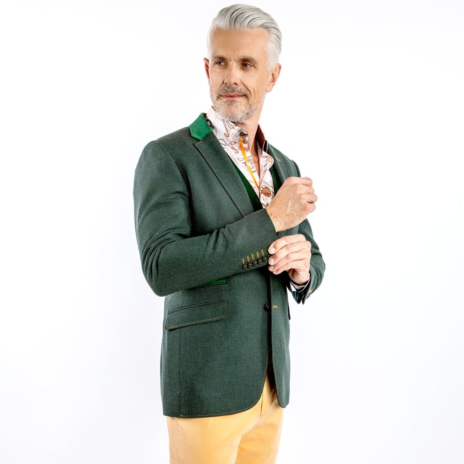 THE CREATIVE CONTRAST COAT - Premium Men's Patterned Shirt by Claudio Lugli | Bold Design, Tailored Fit, Best Printed Shirts