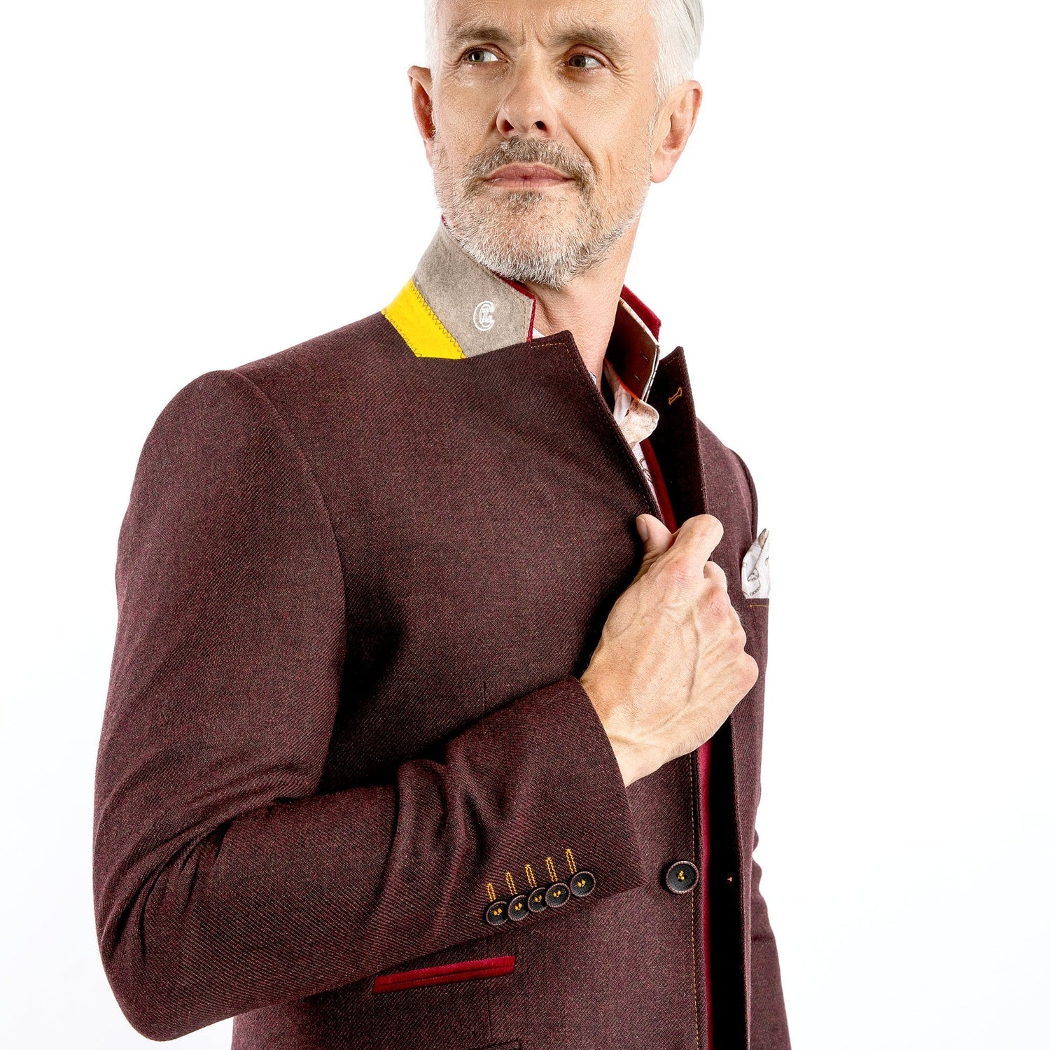 THE CREATIVE CONTRAST COAT - Premium Men's Patterned Shirt by Claudio Lugli | Bold Design, Tailored Fit, Best Printed Shirts