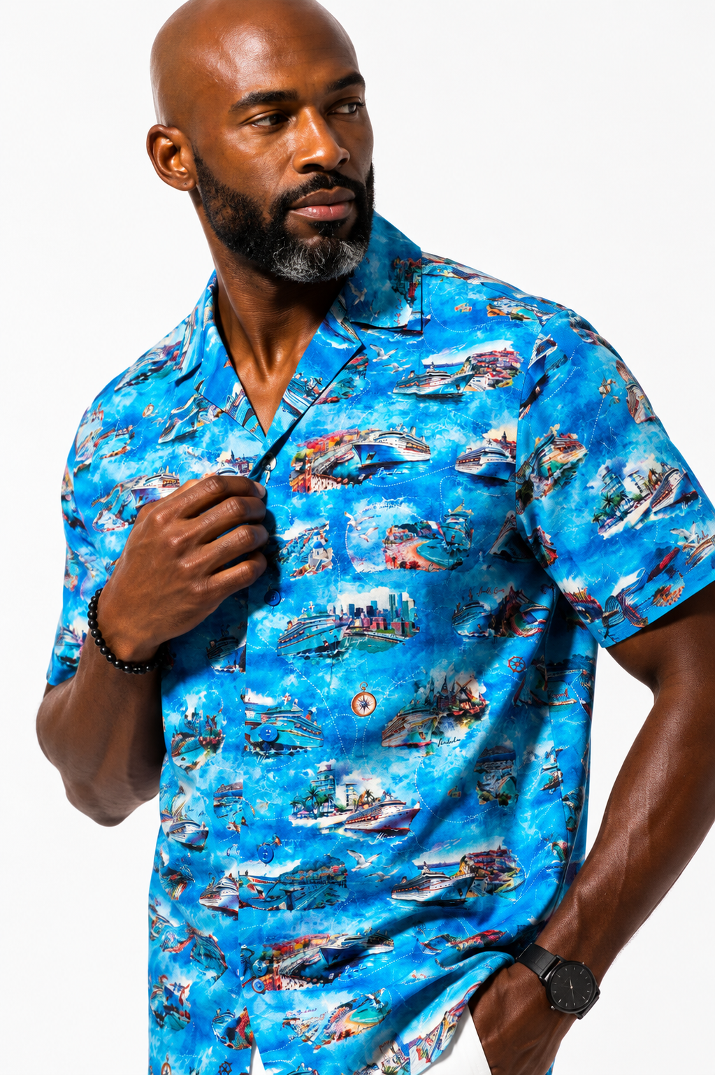 THE CRUISE SHIP HAWAIIAN SHIRT - Claudio Lugli Shirts