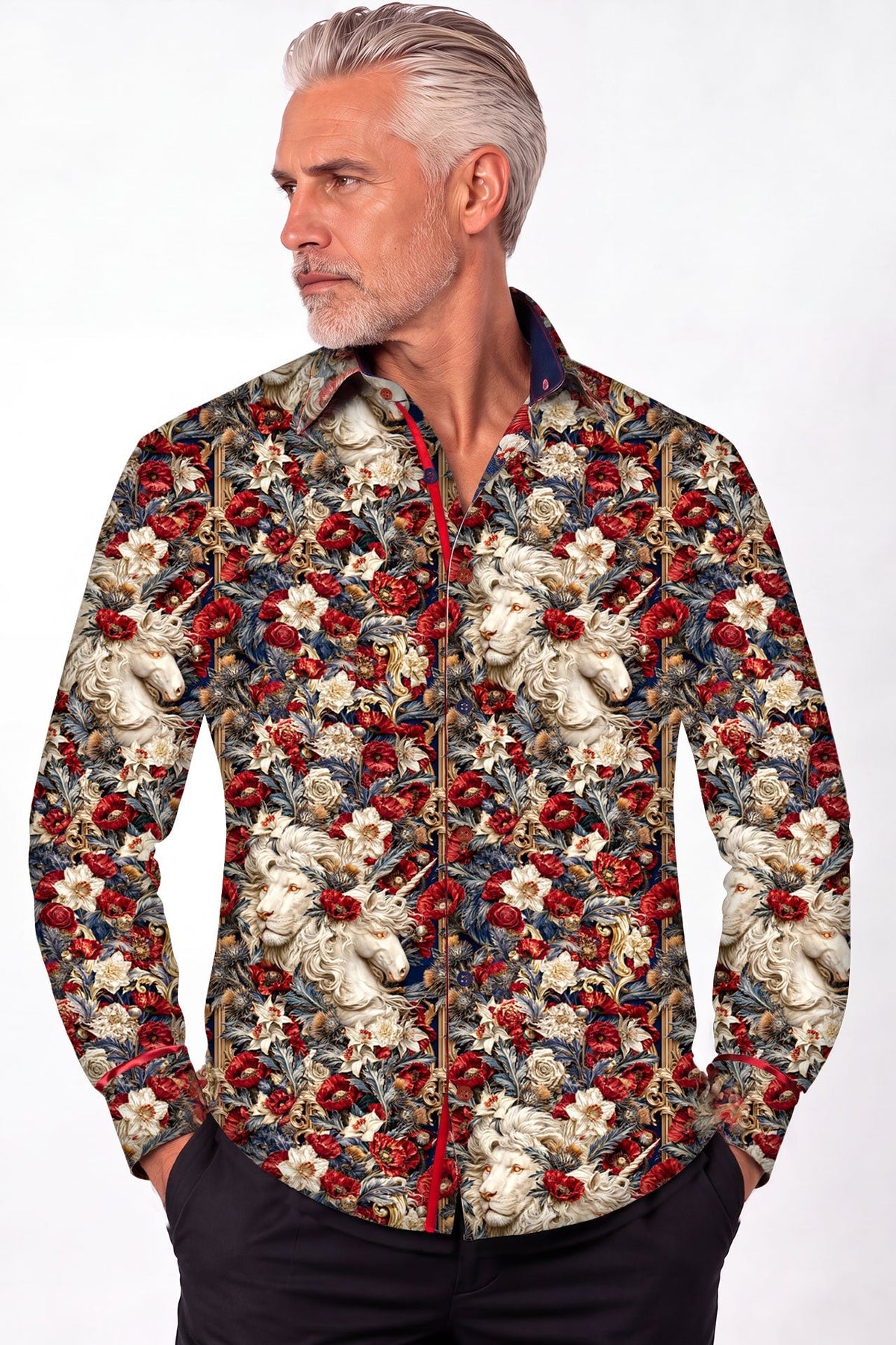 The Heritage Tapestry Print Shirt - Claudio Lugli Shirts
