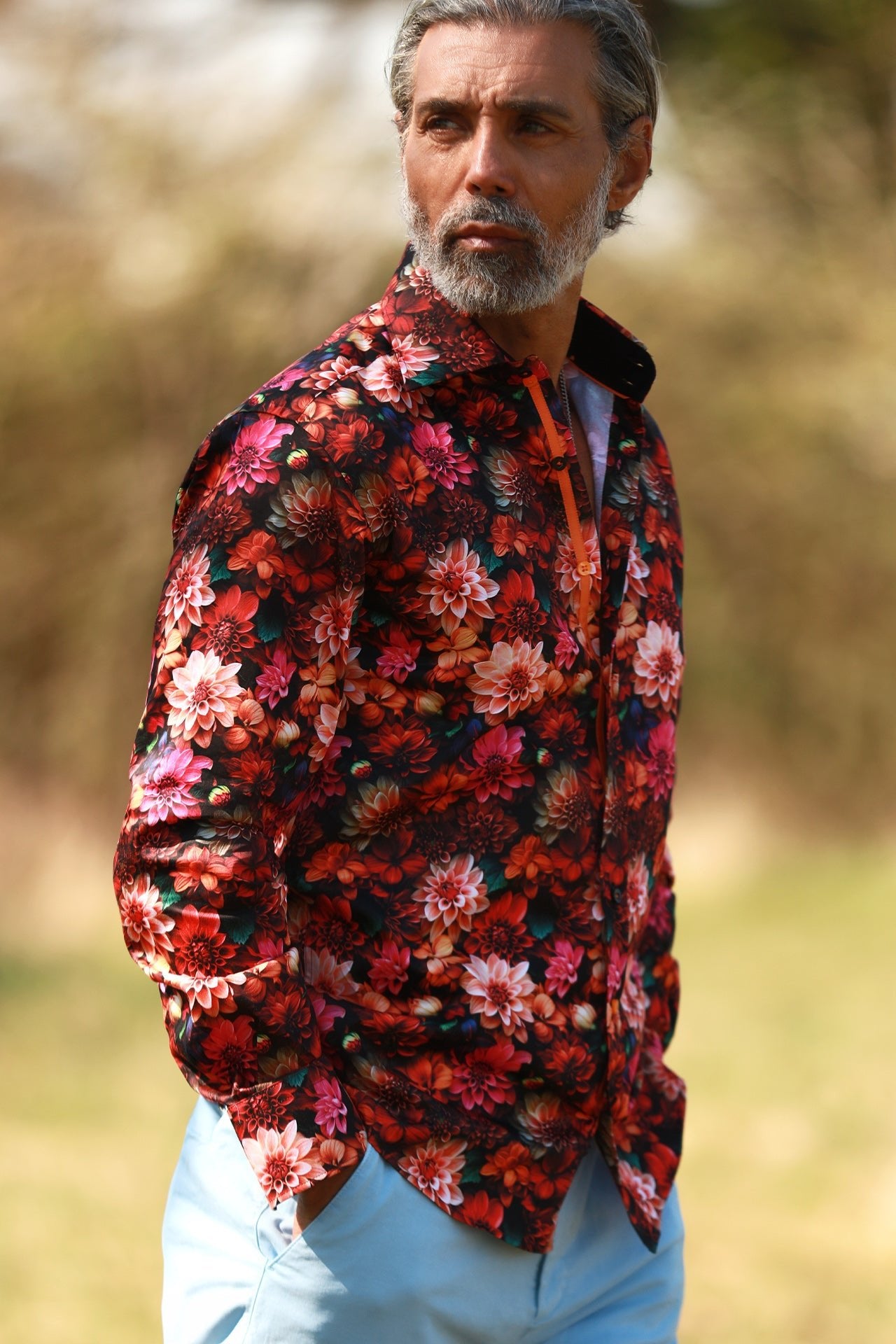 THE HOUSE OF DAHLIA PRINTED SHIRT - Claudio Lugli Shirts
