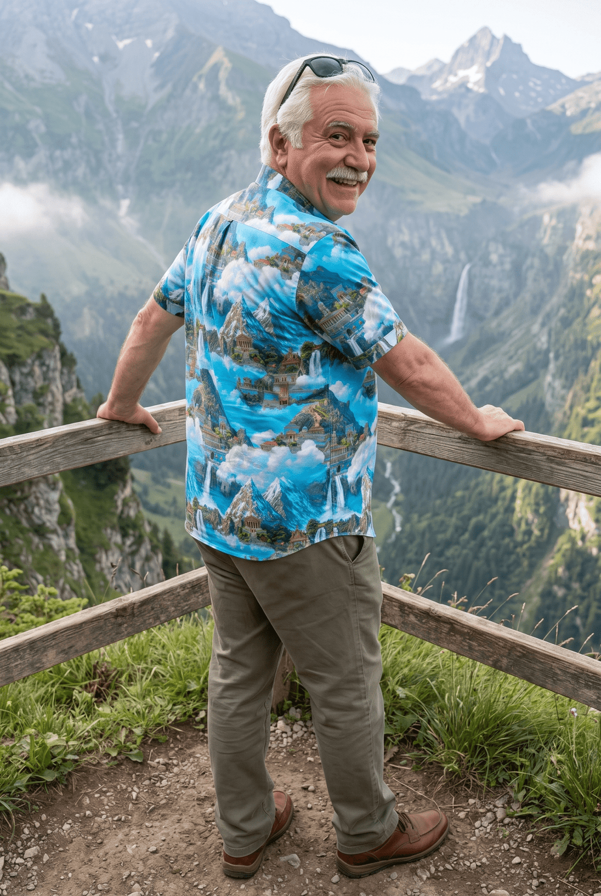 The Lost Kingdom Short Sleeve Print Shirt - Claudio Lugli Shirts
