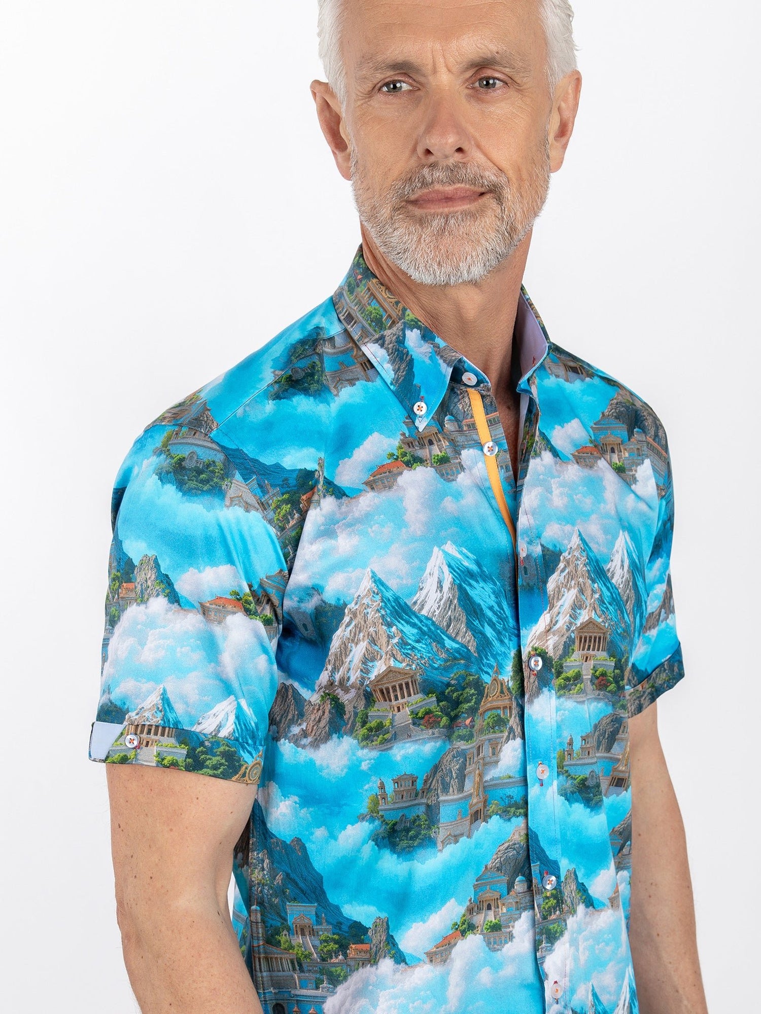 THE LOST KINGDOM SHORT SLEEVE PRINT SHIRT - Claudio Lugli Shirts