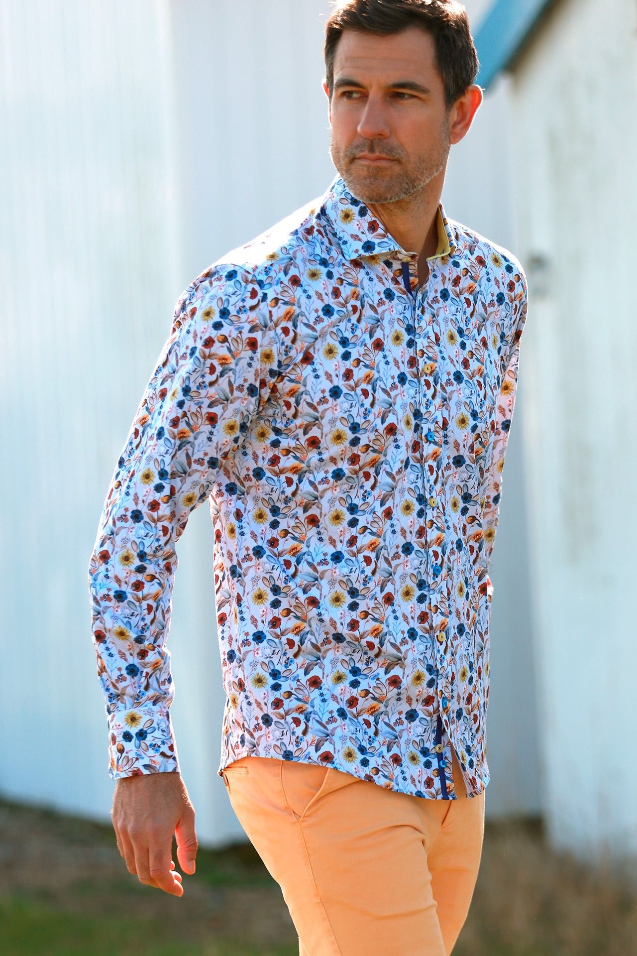Men's Midsummer Floral Print Shirt | Claudio Lugli | CL2530