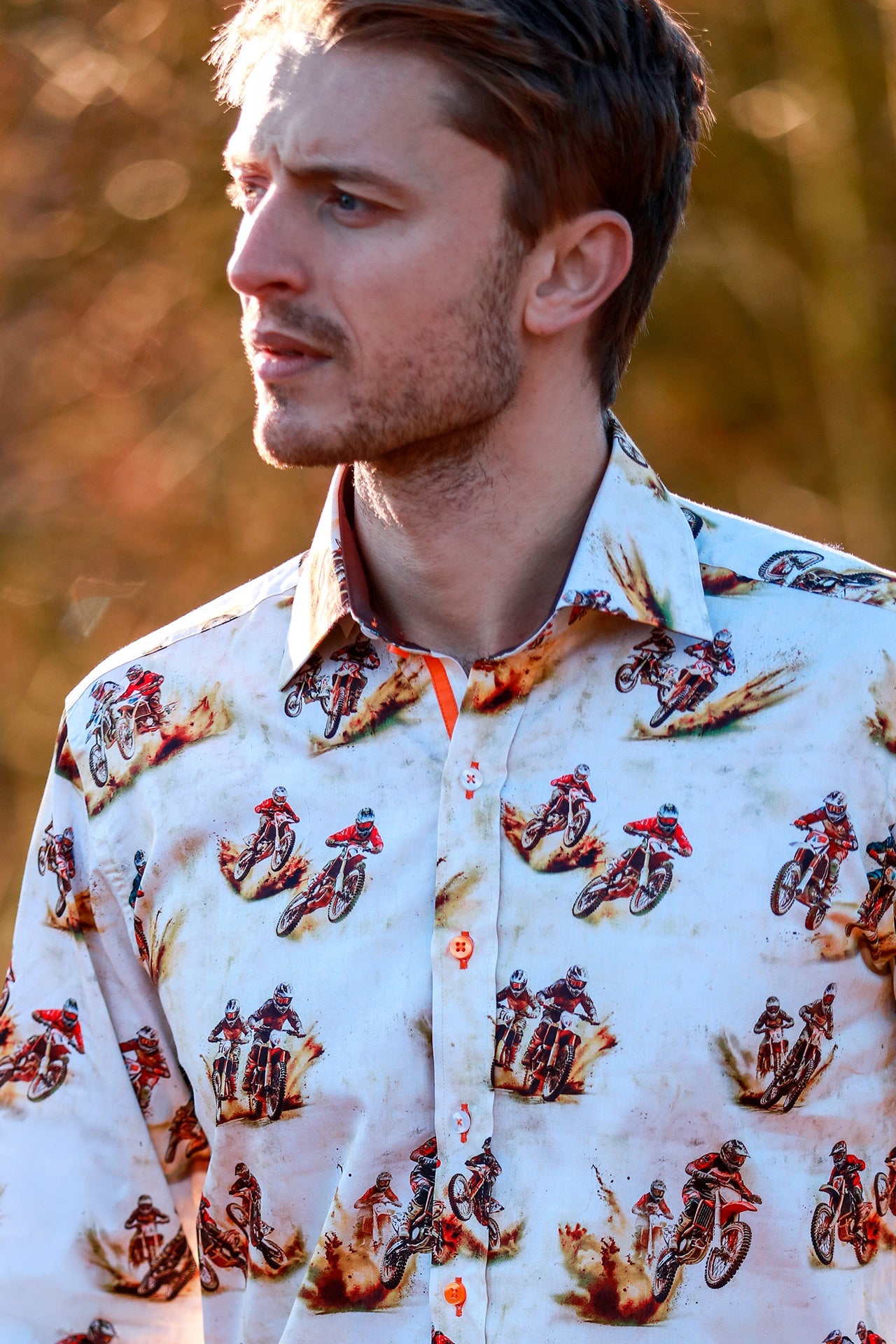 THE MOTOCROSS MAYHEM PRINT SHIRT - Claudio Lugli Shirts