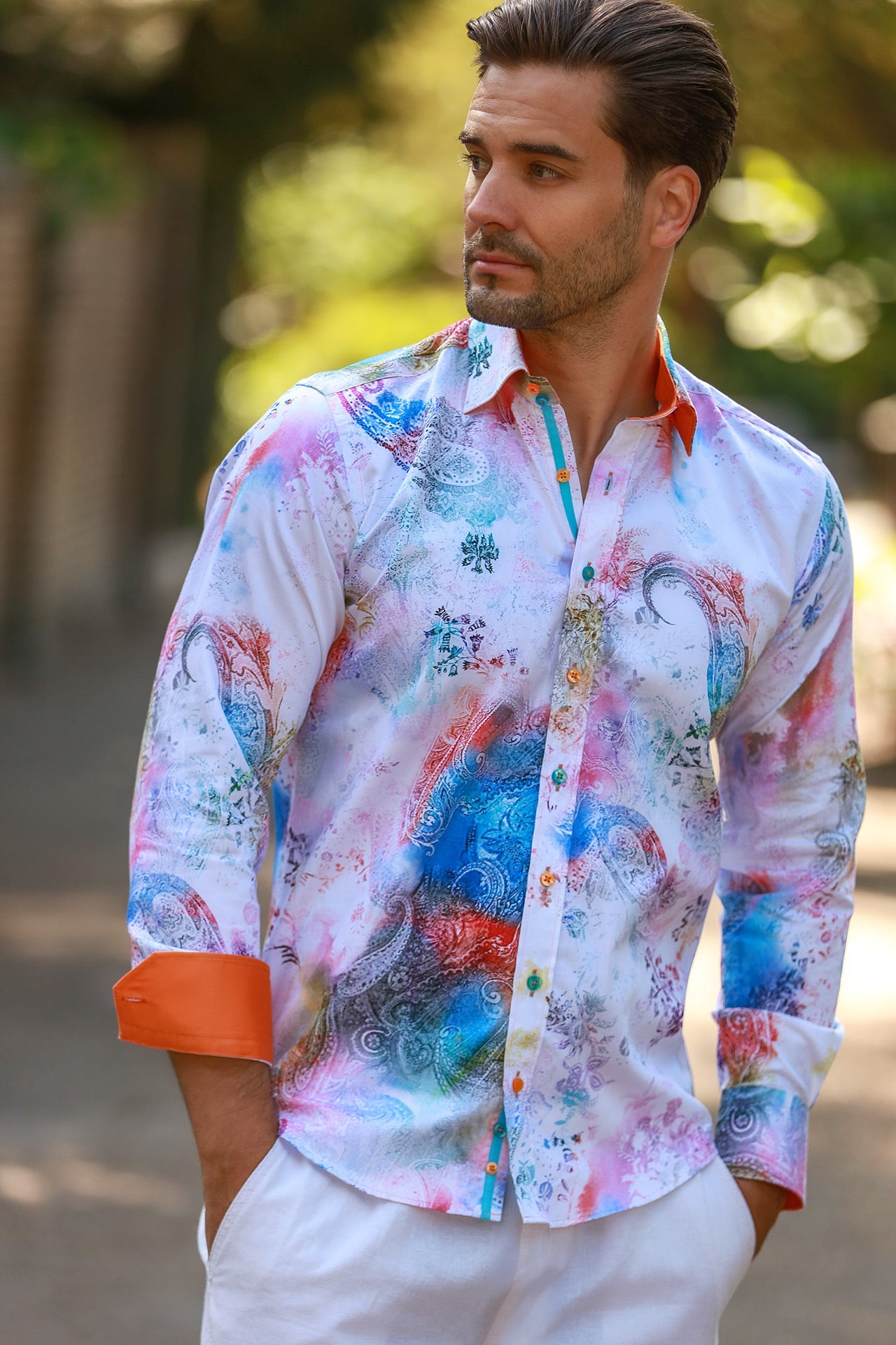 THE SUMMER MIRAGE PRINT SHIRT - Claudio Lugli Shirts