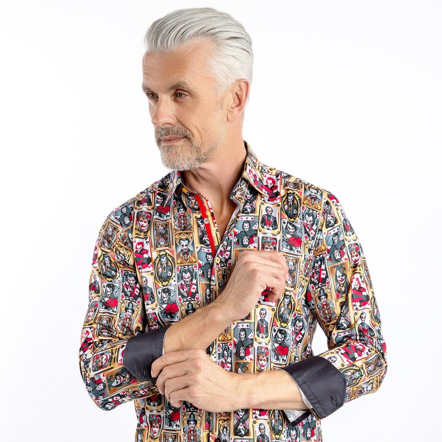 THE SUPERVILLAIN PRINT SHIRT – Premium Men's Patterned Shirt by Claudio Lugli | Bold Design, Tailored Fit, Best Printed Shirts