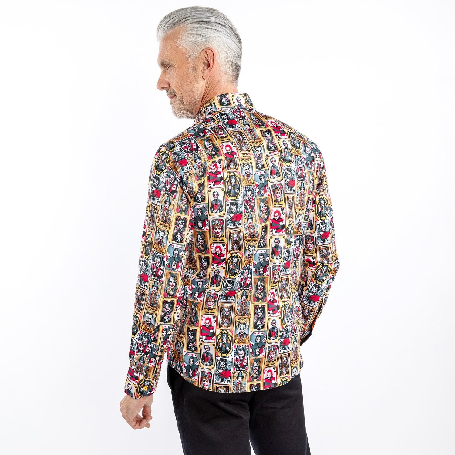 THE SUPERVILLAIN PRINT SHIRT – Premium Men's Patterned Shirt by Claudio Lugli | Bold Design, Tailored Fit, Best Printed Shirts