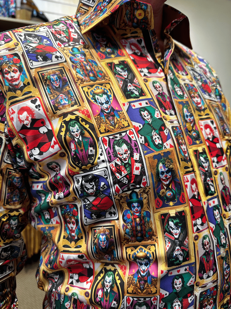 THE SUPERVILLAIN PRINT SHIRT - Claudio Lugli Shirts
