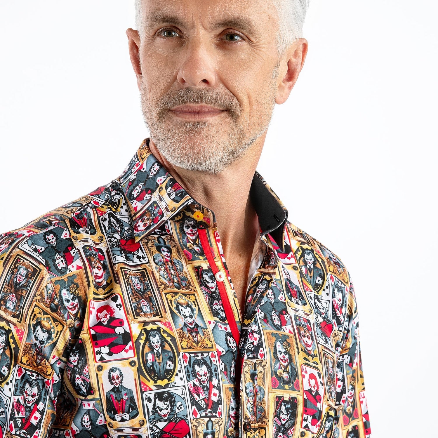 THE SUPERVILLAIN PRINT SHIRT – Premium Men's Patterned Shirt by Claudio Lugli | Bold Design, Tailored Fit, Best Printed Shirts