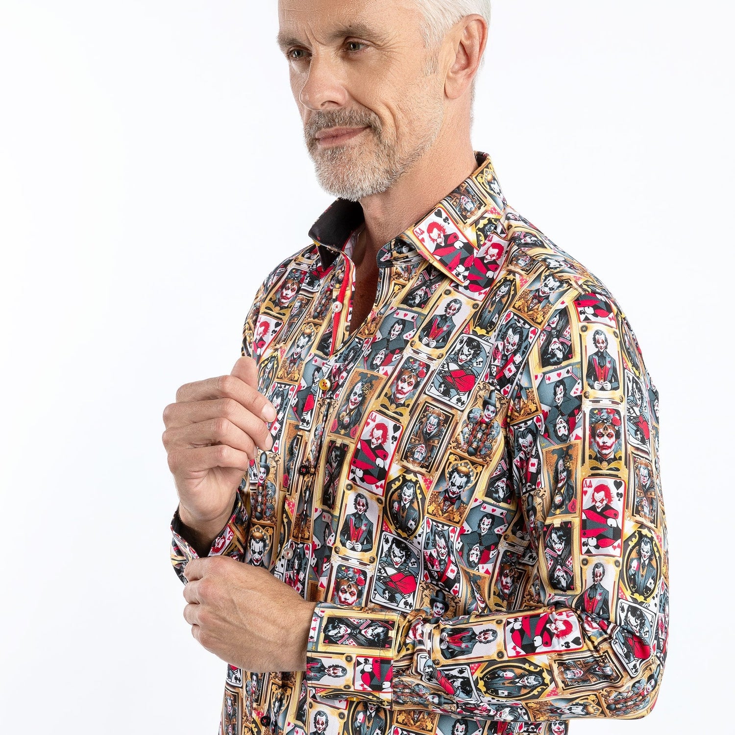 THE SUPERVILLAIN PRINT SHIRT – Premium Men's Patterned Shirt by Claudio Lugli | Bold Design, Tailored Fit, Best Printed Shirts