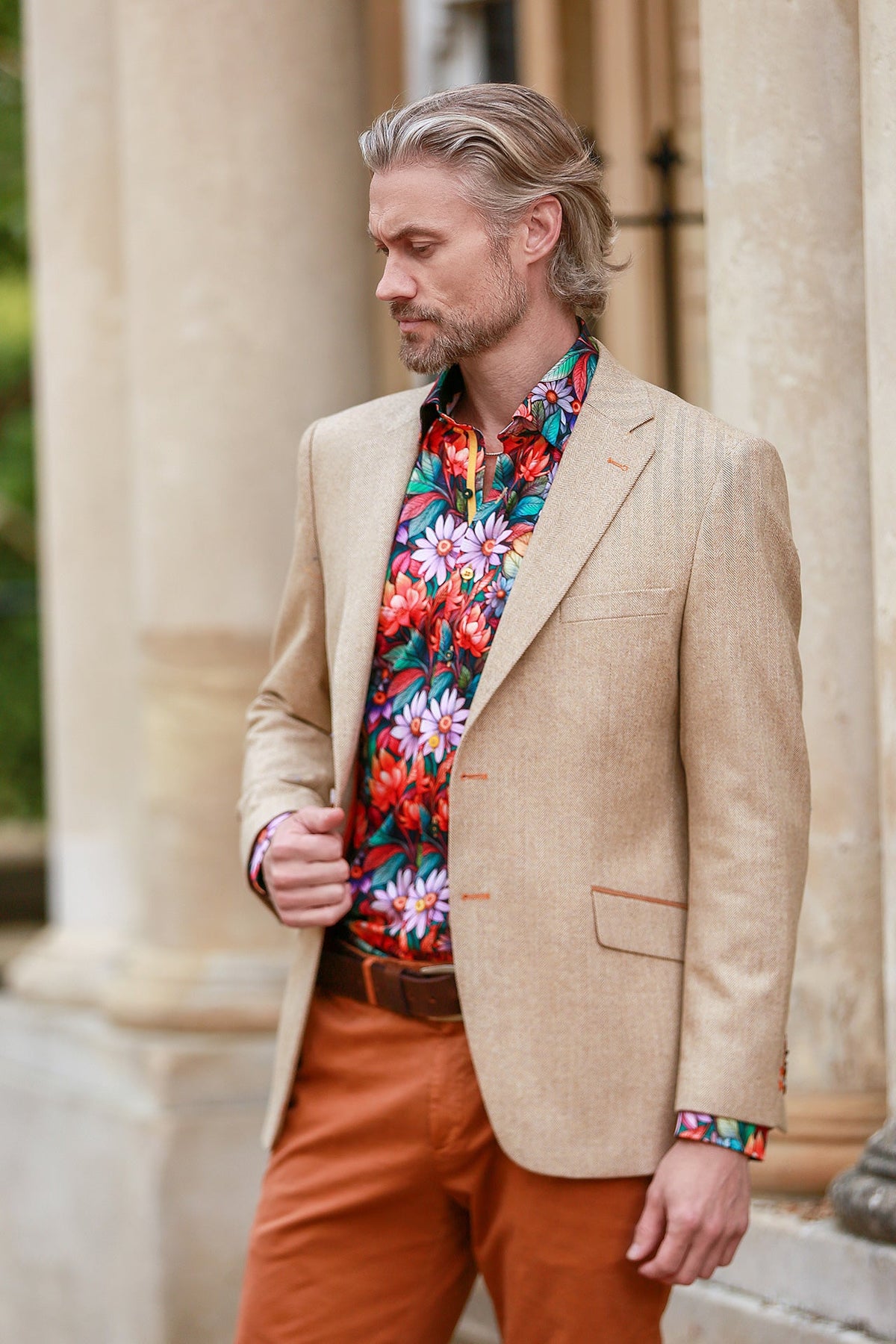 The Textured Statement Blazer - Claudio Lugli Shirts