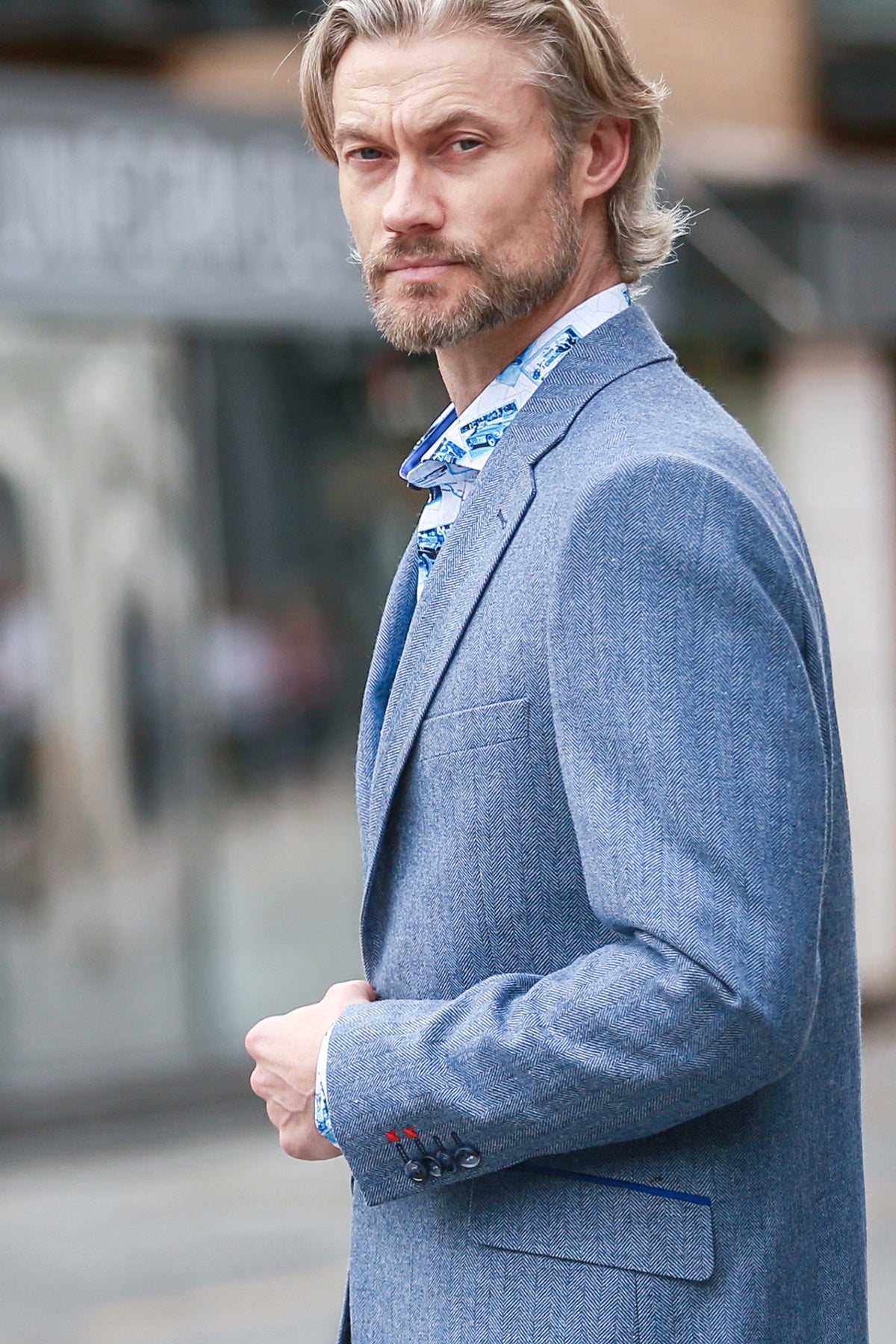 The Textured Statement Blazer - Claudio Lugli Shirts