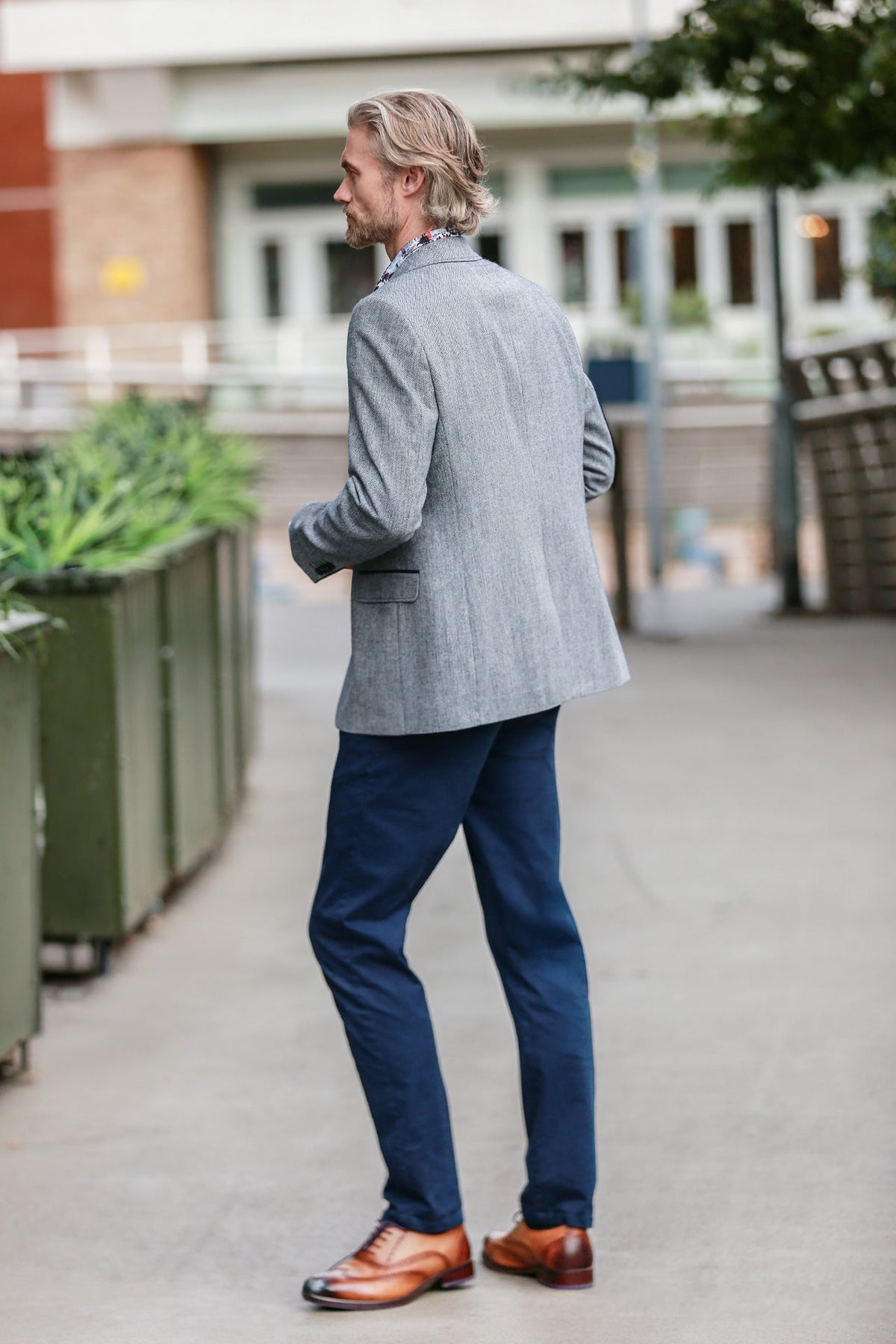 The Versatile Herringbone Jacket - Claudio Lugli Shirts