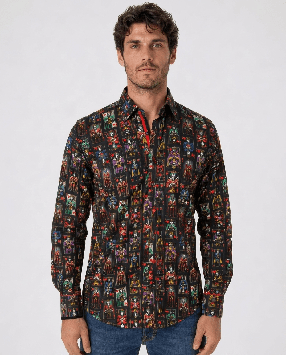 The Villain’s Deck Print Shirt - Claudio Lugli Shirts