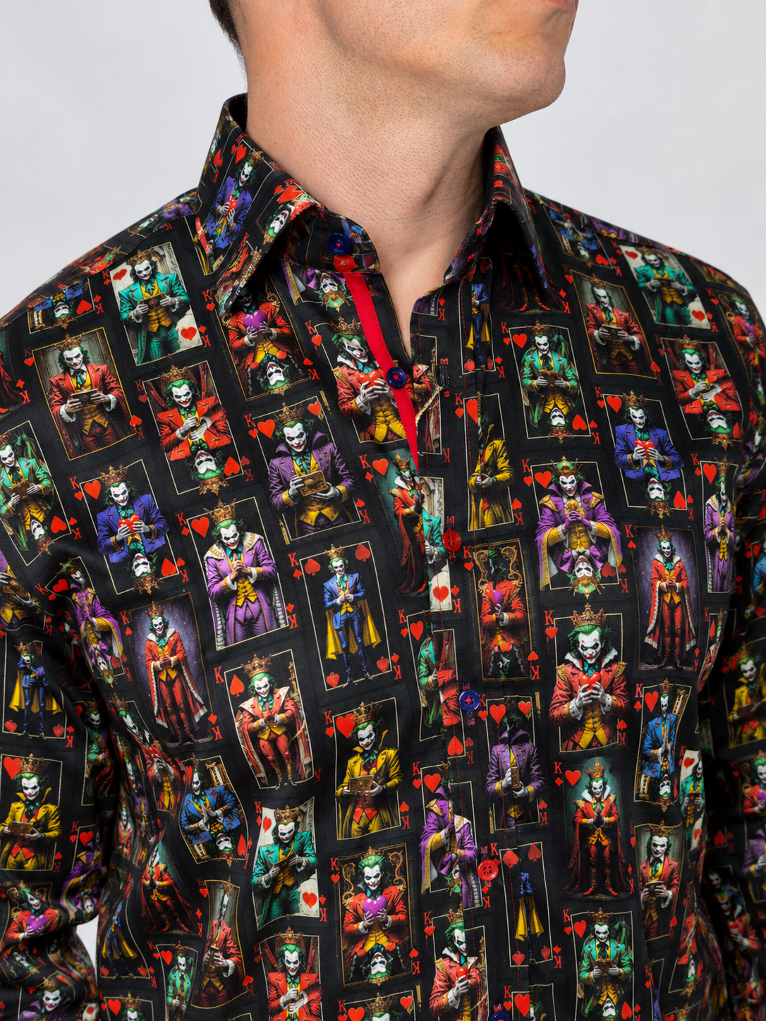 The Villain’s Deck Print Shirt - Claudio Lugli Shirts