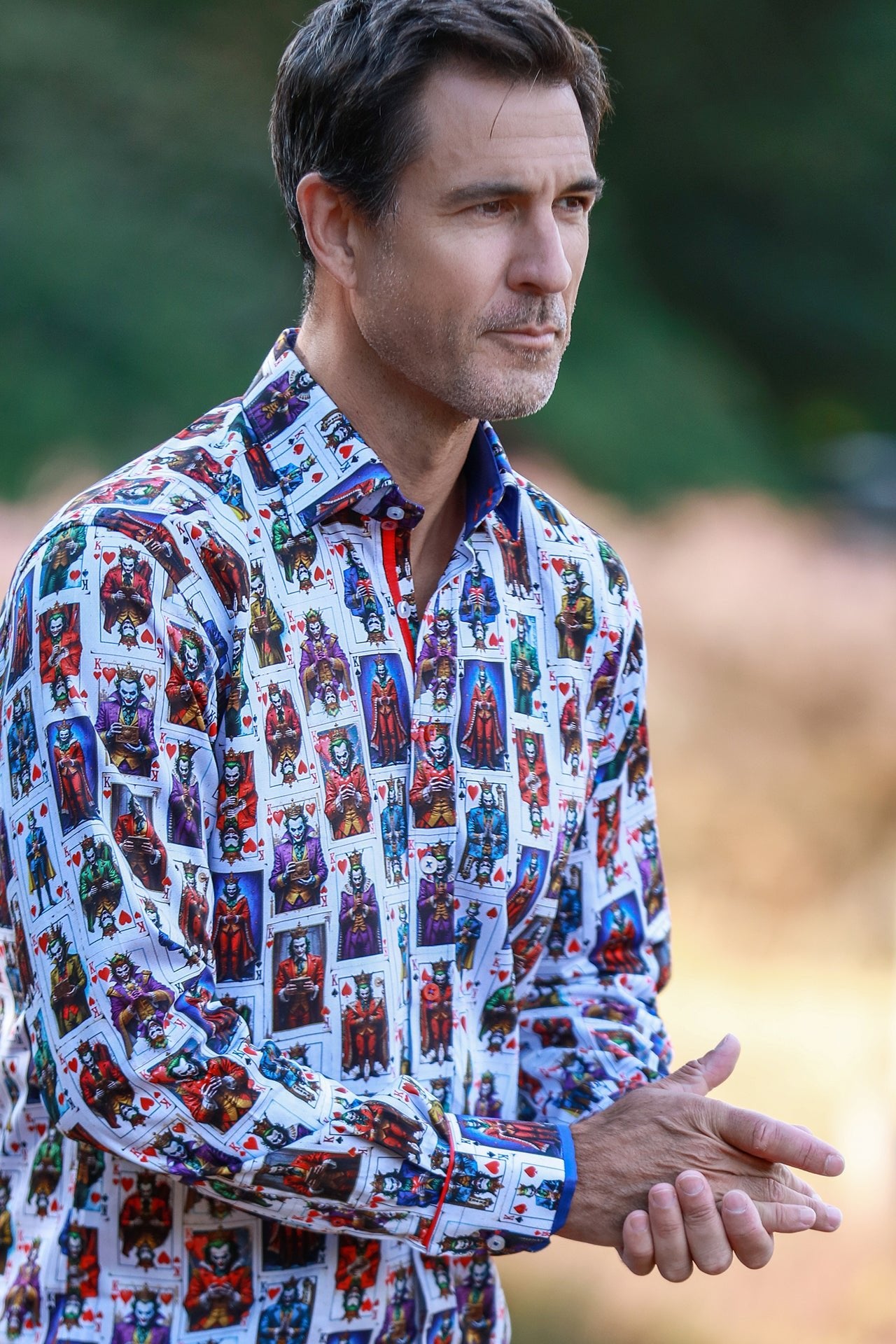 The Villain’s Deck Print Shirt - Claudio Lugli Shirts