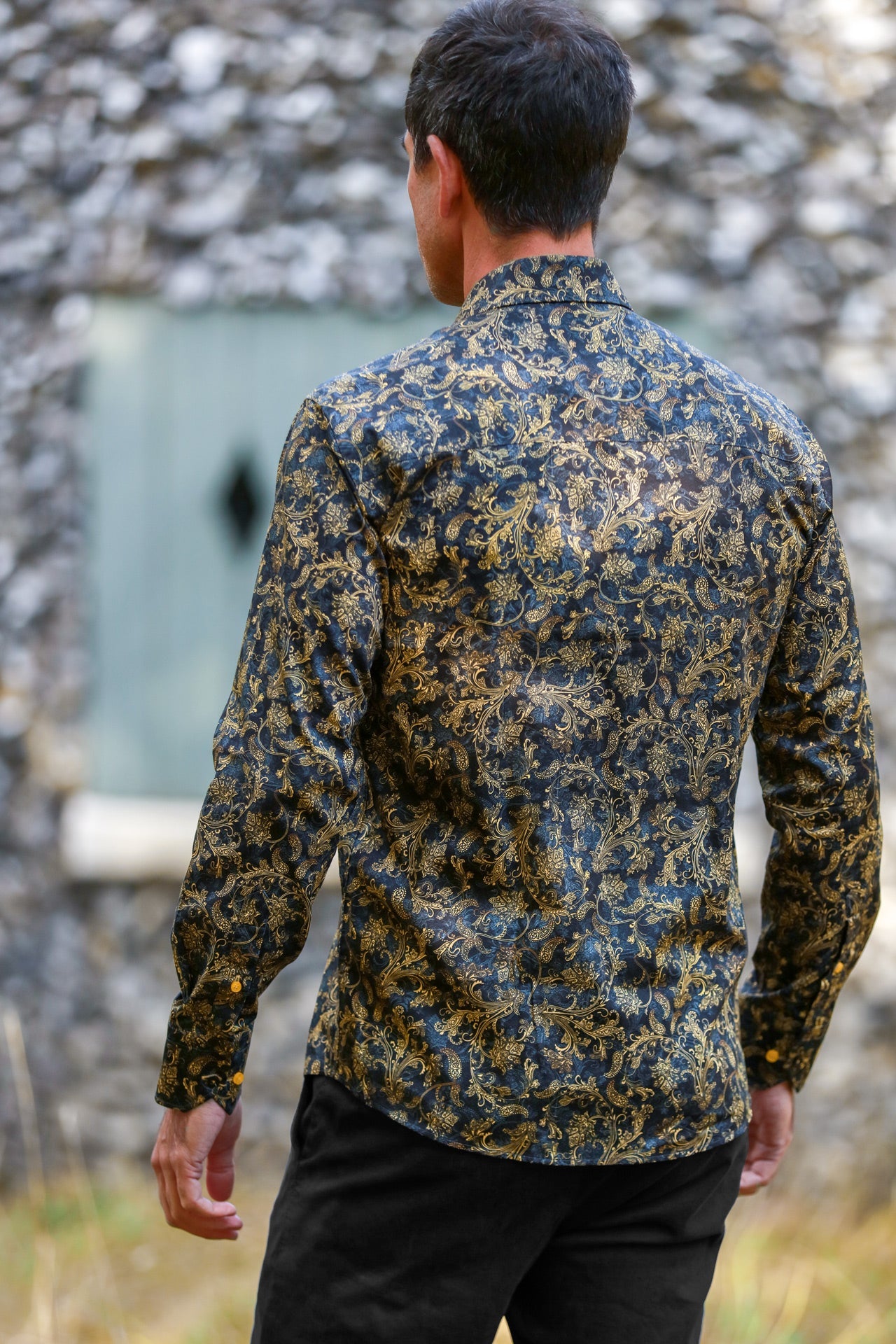 TIE DYE PAISLEY ELEGANCE PRINT SHIRT – Premium Men's Patterned Shirt by Claudio Lugli | Bold Design, Tailored Fit, Best Printed Shirts