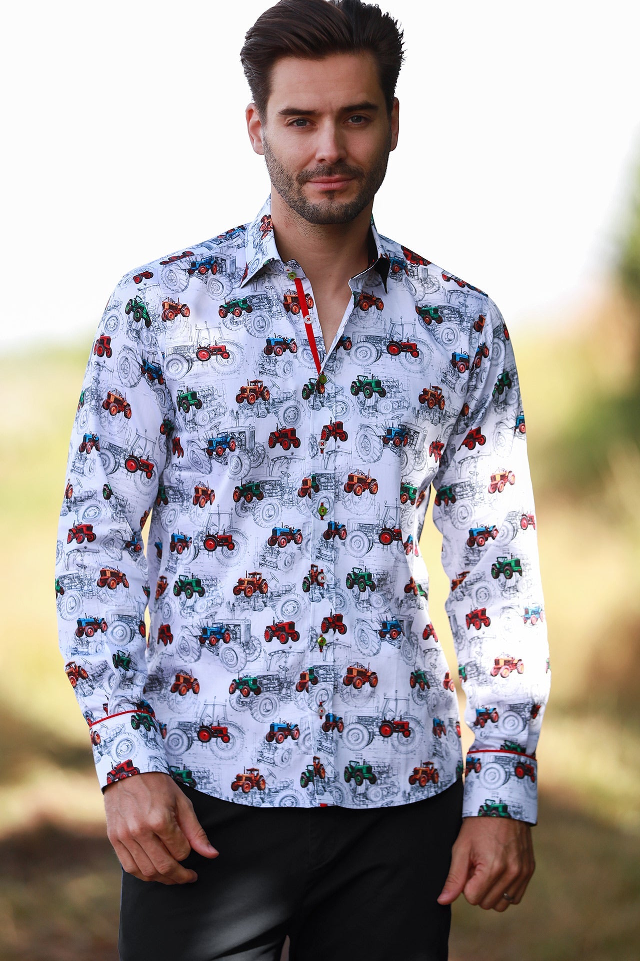 TRACTOR PRINT SHIRT - Claudio Lugli Shirts