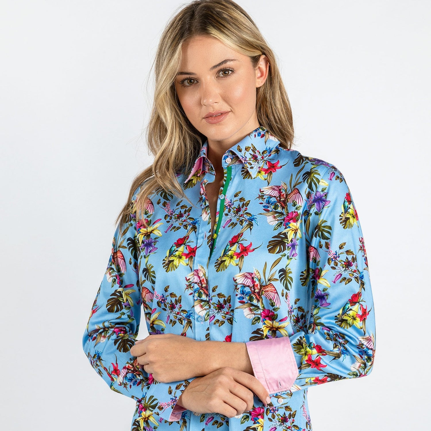 TROPICAL WOMENS PRINT SHIRT - Premium Men's Patterned Shirt by Claudio Lugli | Bold Design, Tailored Fit, Best Printed Shirts