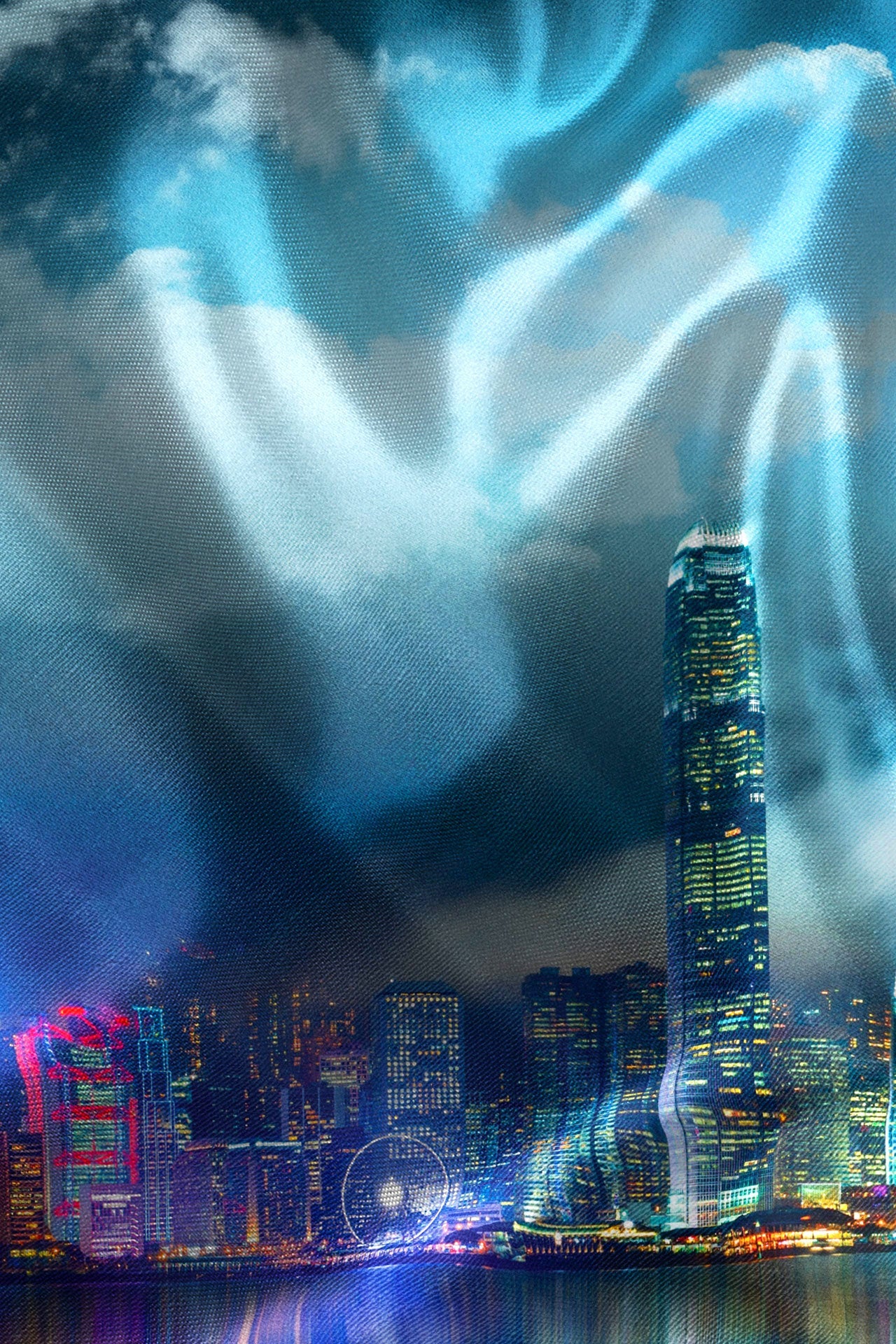 TWILIGHT METROPOLIS PLACEMENT PRINT SHIRT - Claudio Lugli Shirts