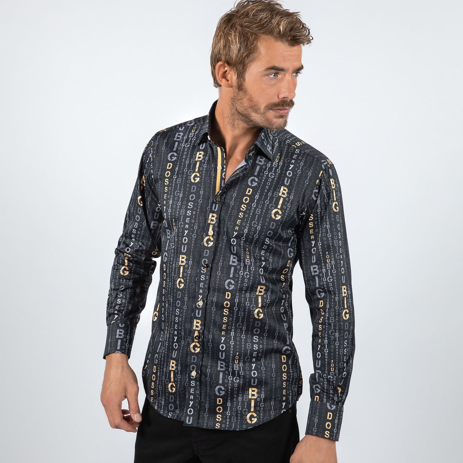 TYSON FURY: THE DOSSER PRINT SHIRT - Premium Men's Patterned Shirt by Claudio Lugli | Bold Design, Tailored Fit, Best Printed Shirts
