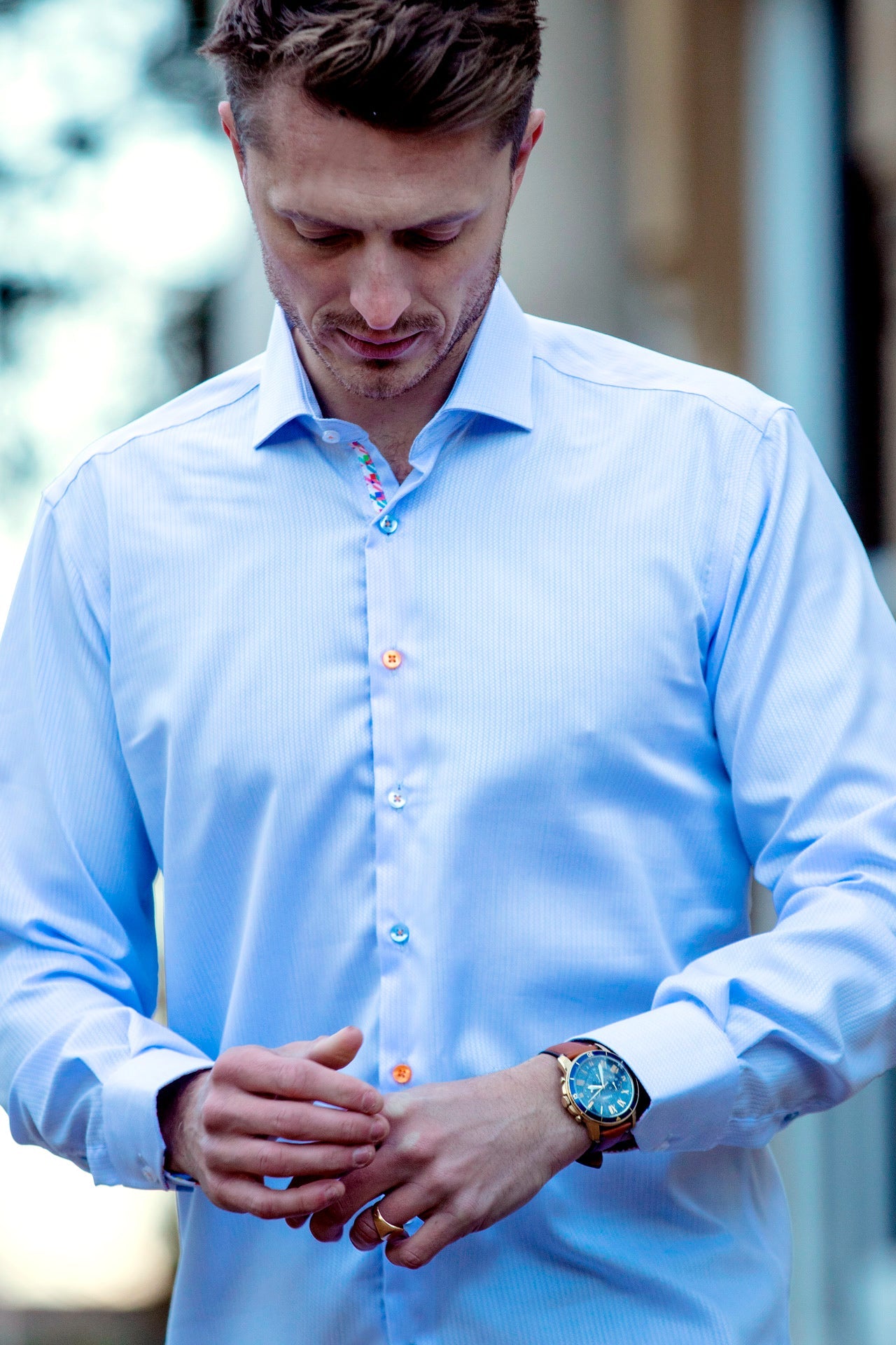 ULTIMATE NON-IRON TEXTURE SHIRT - Premium Men's Patterned Shirt by Claudio Lugli | Bold Design, Tailored Fit, Best Printed Shirts