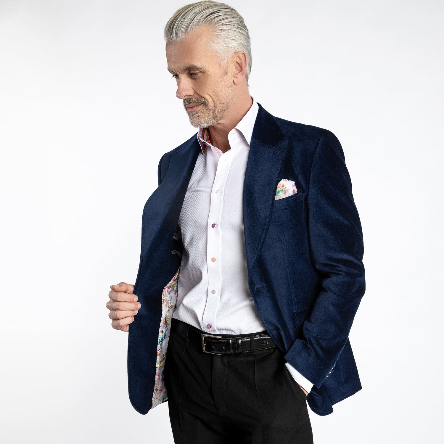 VIBRANT VELVET MENS JACKET – Premium Men's Patterned Shirt by Claudio Lugli | Bold Design, Tailored Fit, Best Printed Shirts