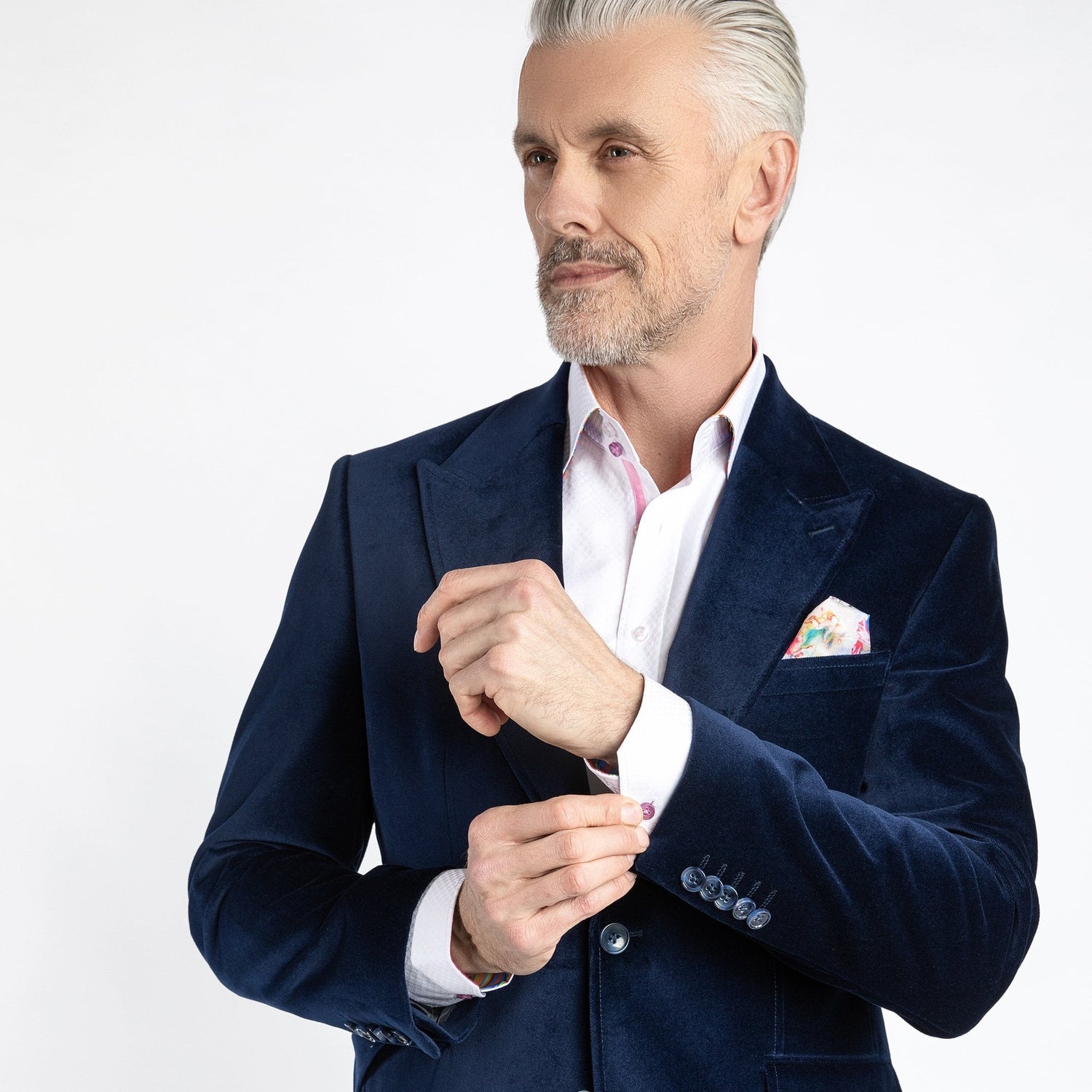 VIBRANT VELVET MENS JACKET – Premium Men's Patterned Shirt by Claudio Lugli | Bold Design, Tailored Fit, Best Printed Shirts