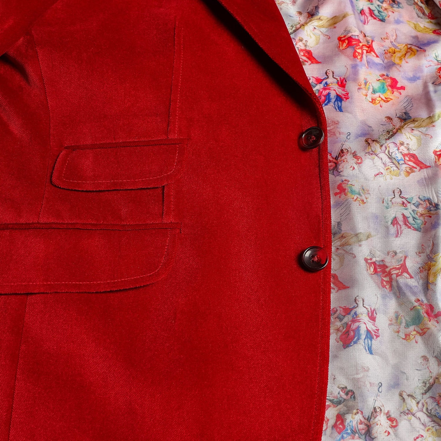 VIBRANT VELVET MENS JACKET – Premium Men's Patterned Shirt by Claudio Lugli | Bold Design, Tailored Fit, Best Printed Shirts