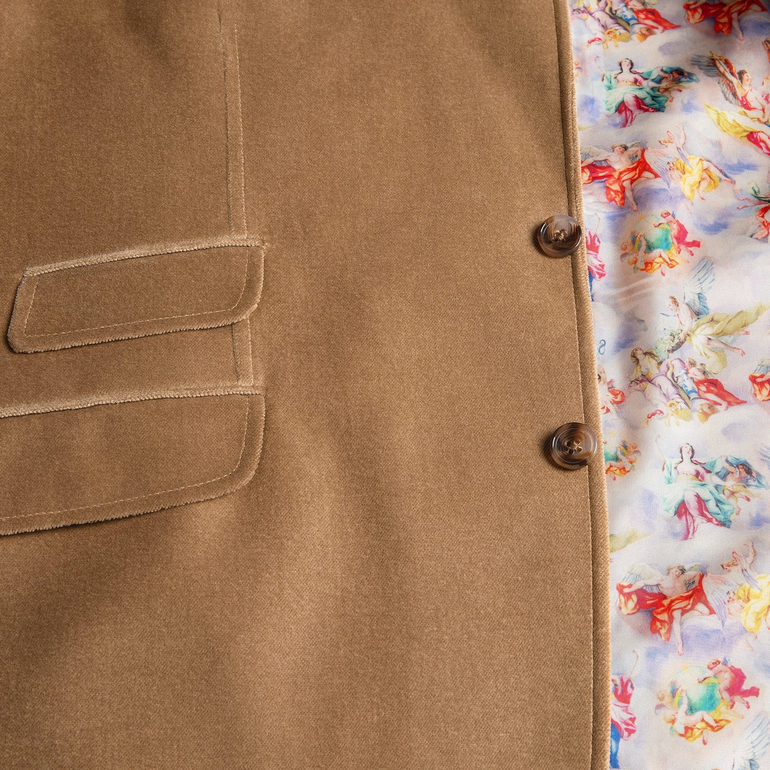 VIBRANT VELVET MENS JACKET – Premium Men's Patterned Shirt by Claudio Lugli | Bold Design, Tailored Fit, Best Printed Shirts