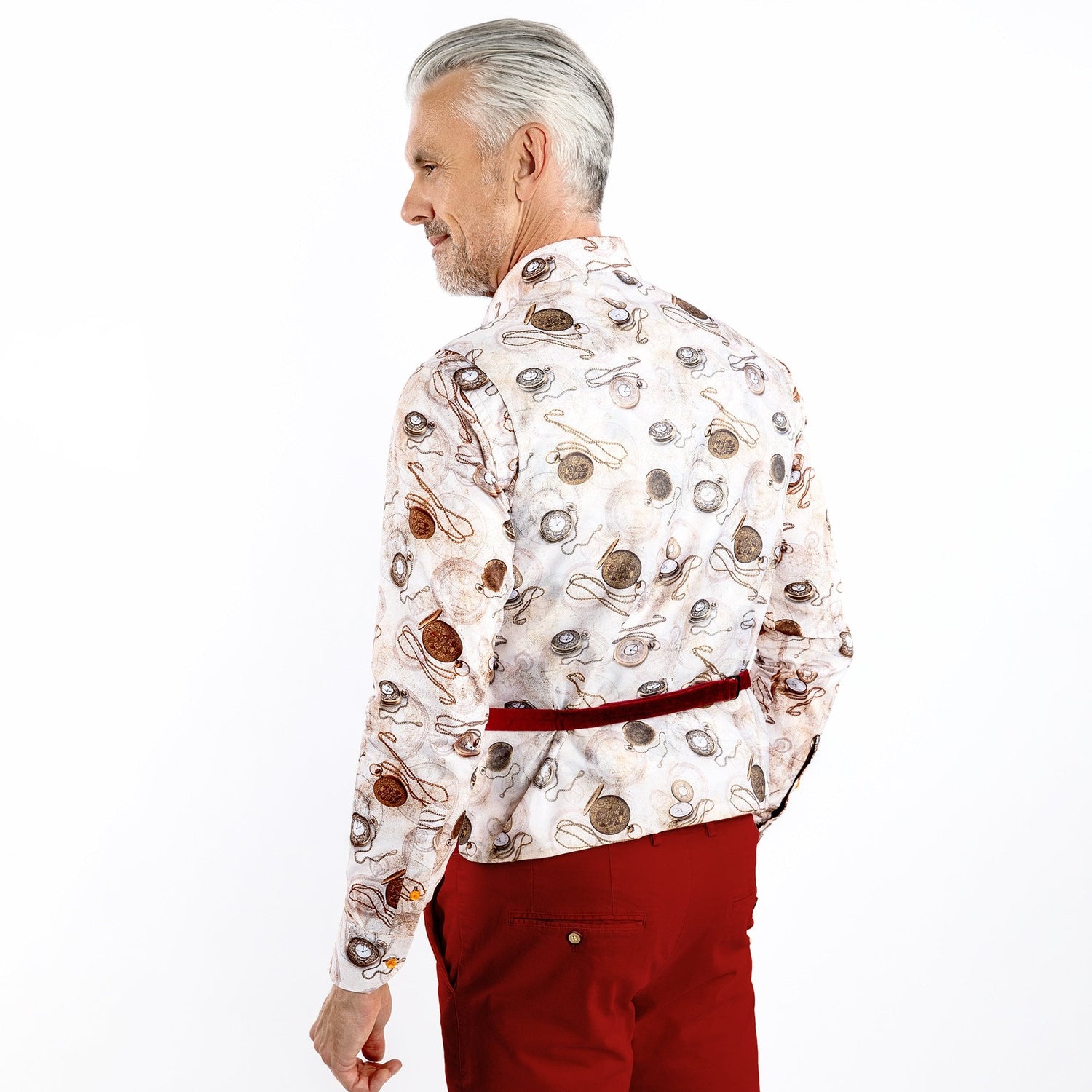 VIBRANT VELVET WAISTCOAT - Premium Men's Patterned Shirt by Claudio Lugli | Bold Design, Tailored Fit, Best Printed Shirts